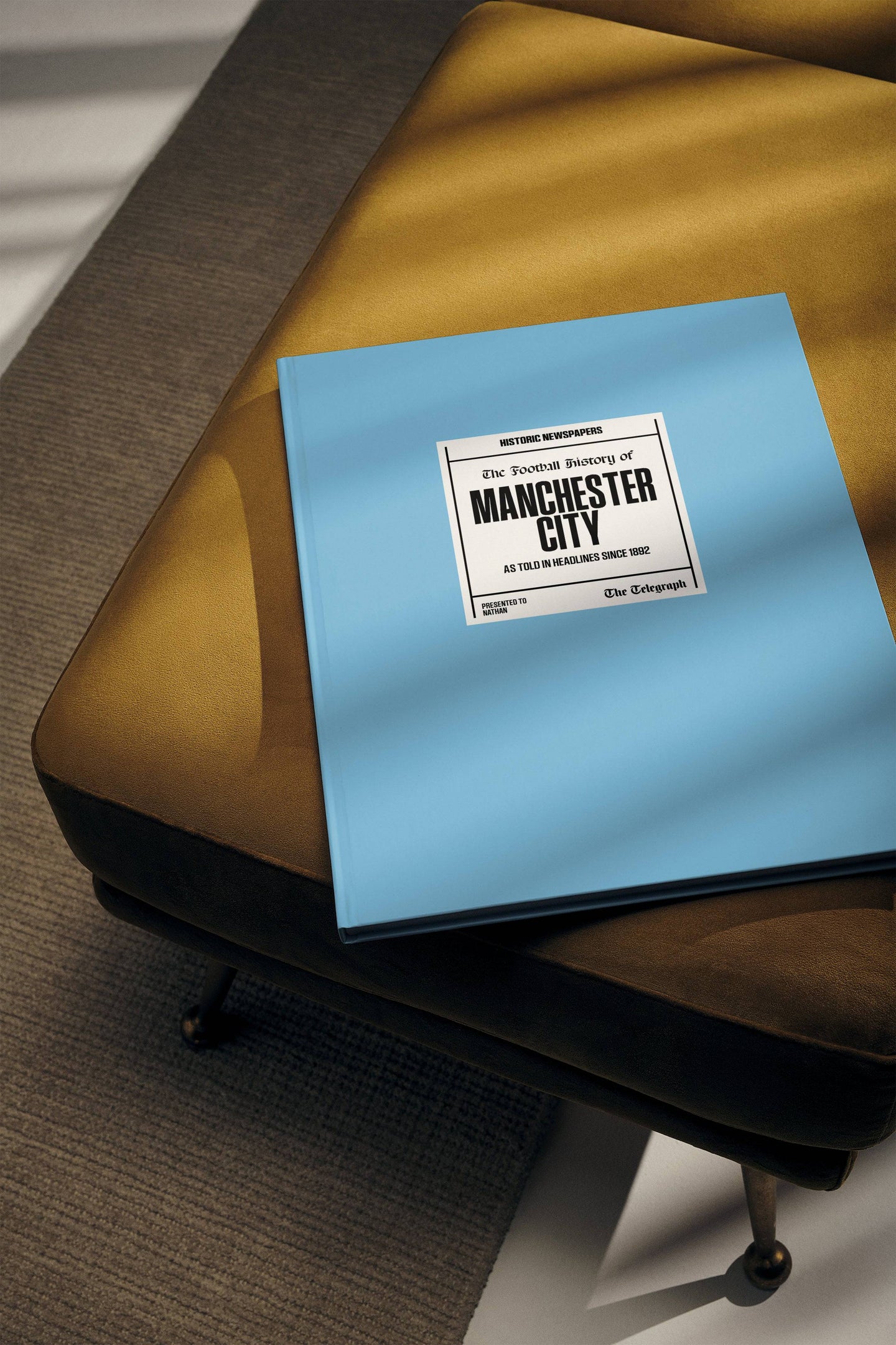 The Football History of Manchester City Telegraph Edition Book - Historic Newspapers