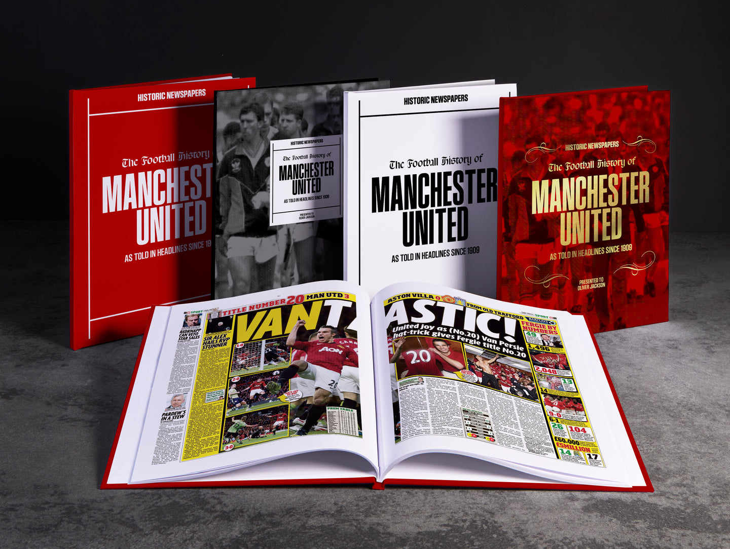 The Football History of Manchester United Book
