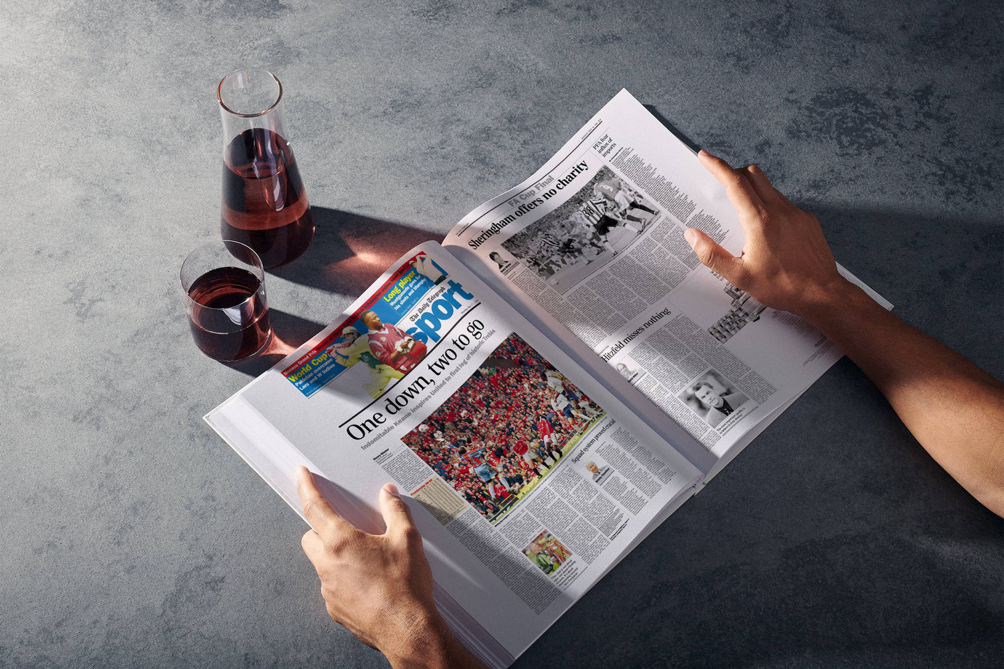 The Football History of Manchester United Telegraph Edition Book