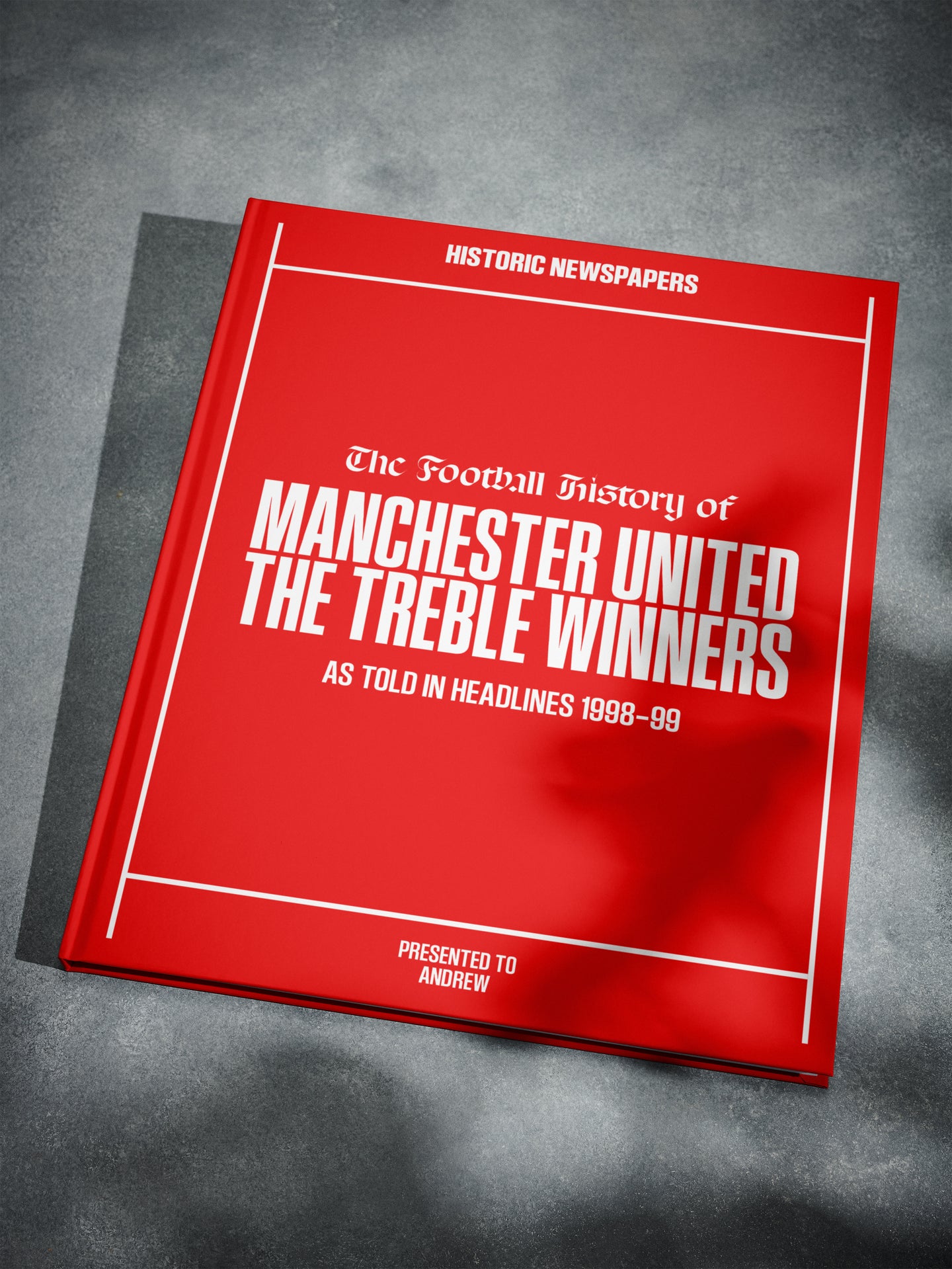 Manchester United The Treble Winners Book