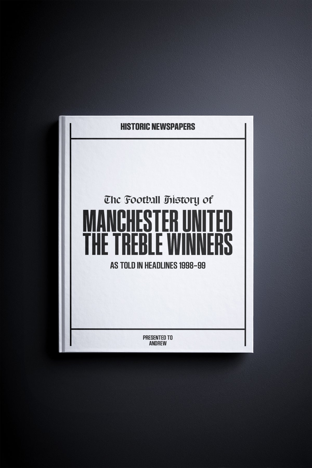 Manchester United Treble Winners Book | Historic Newspapers