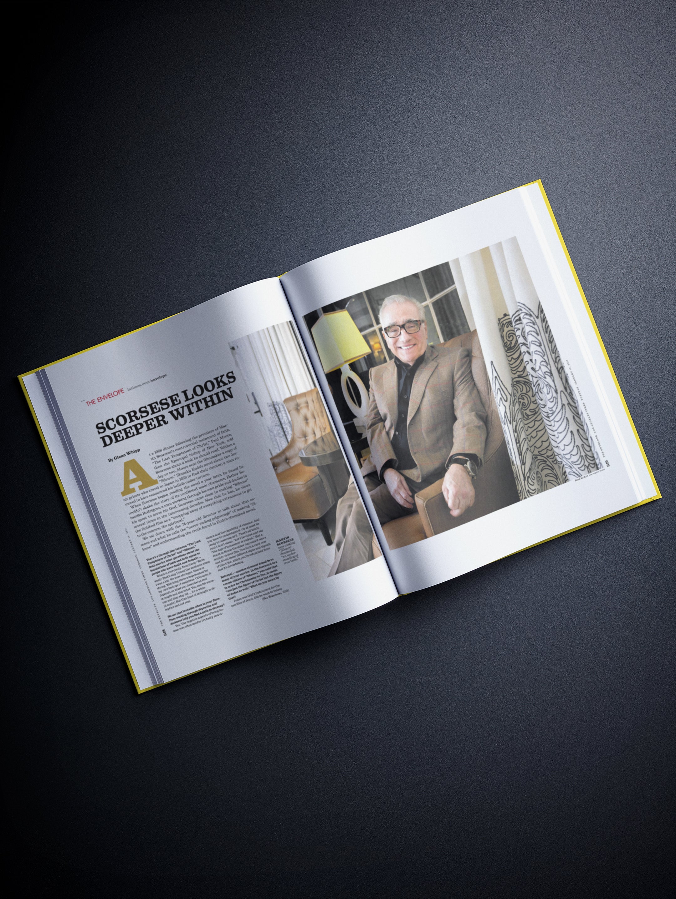 POD book titled "The Story of Martin Scorsese" by Historic Newspapers, featuring a cover image with a yellow background and film-related graphics.