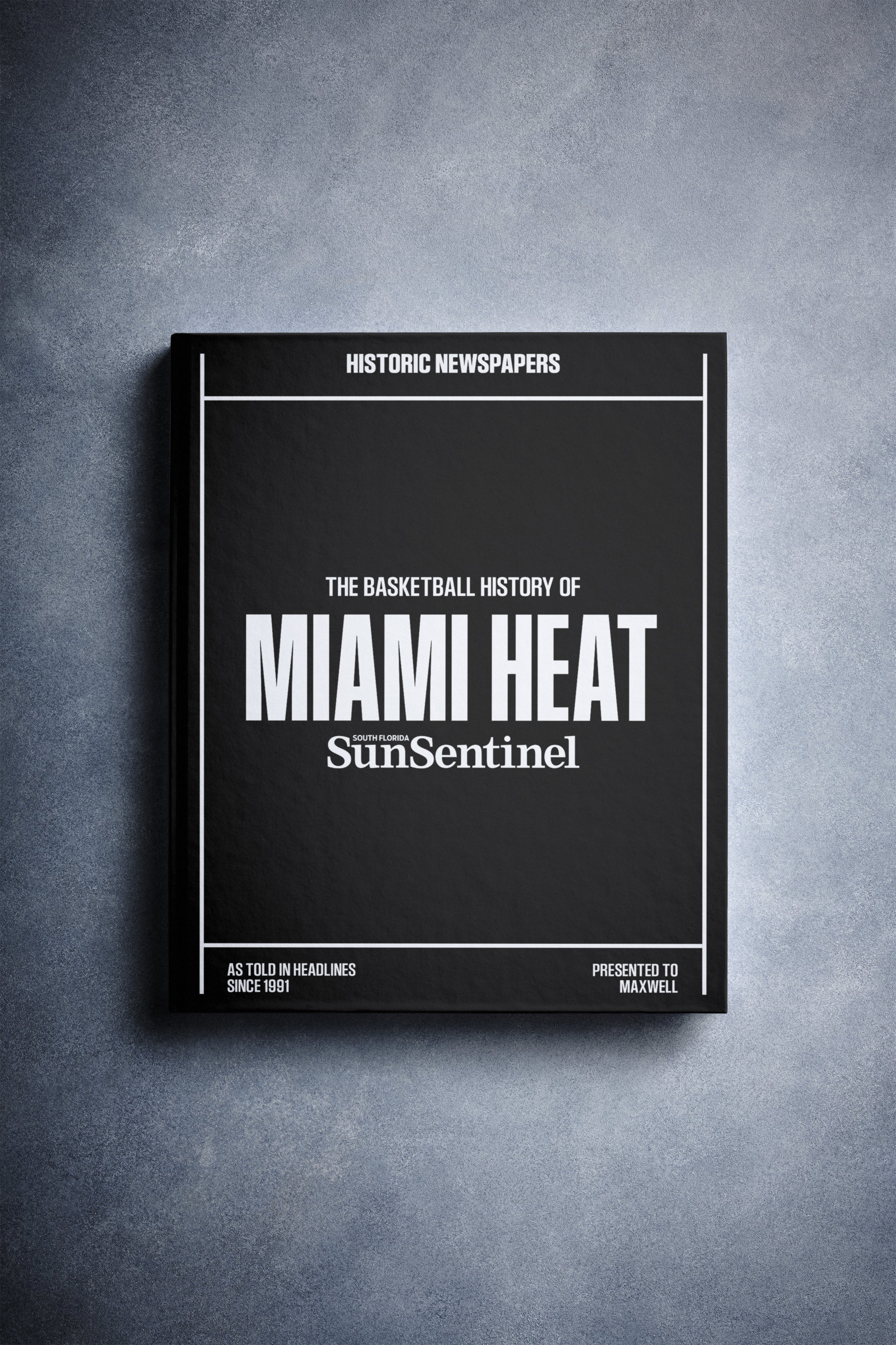 Miami Heat Gifts - The History Of Basketball Book
