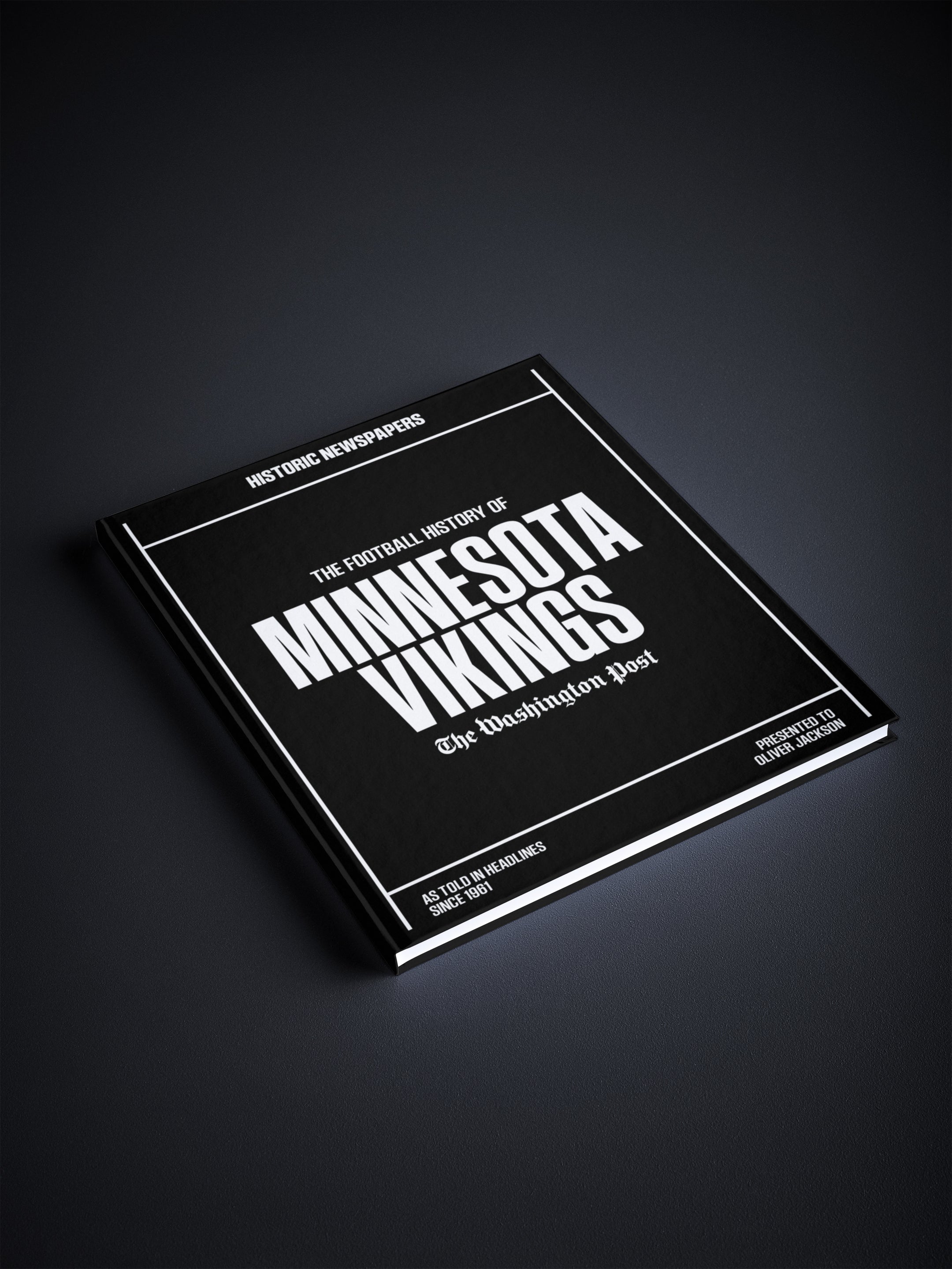 The US Football History of Minnesota Vikings Washington Post Edition Book - Historic Newspapers