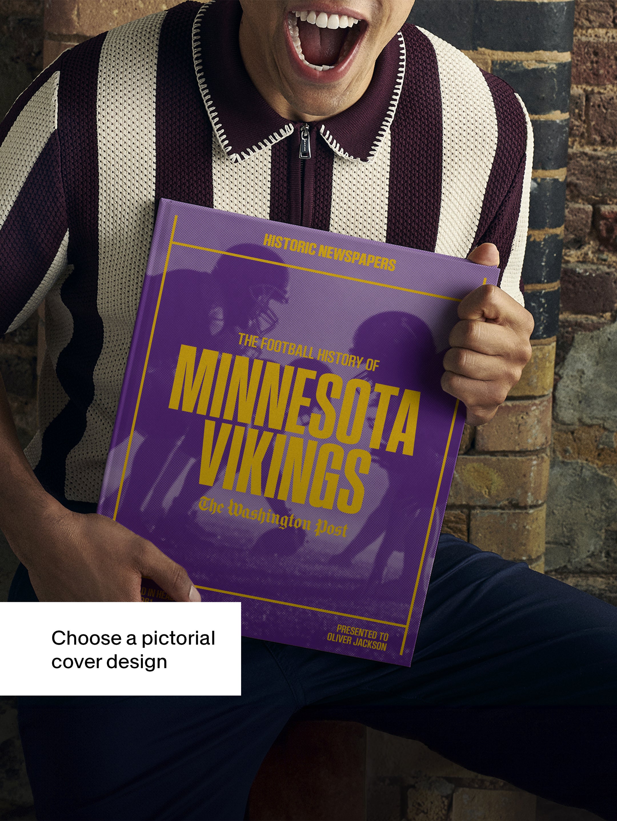 The US Football History of Minnesota Vikings Washington Post Edition Book - Historic Newspapers