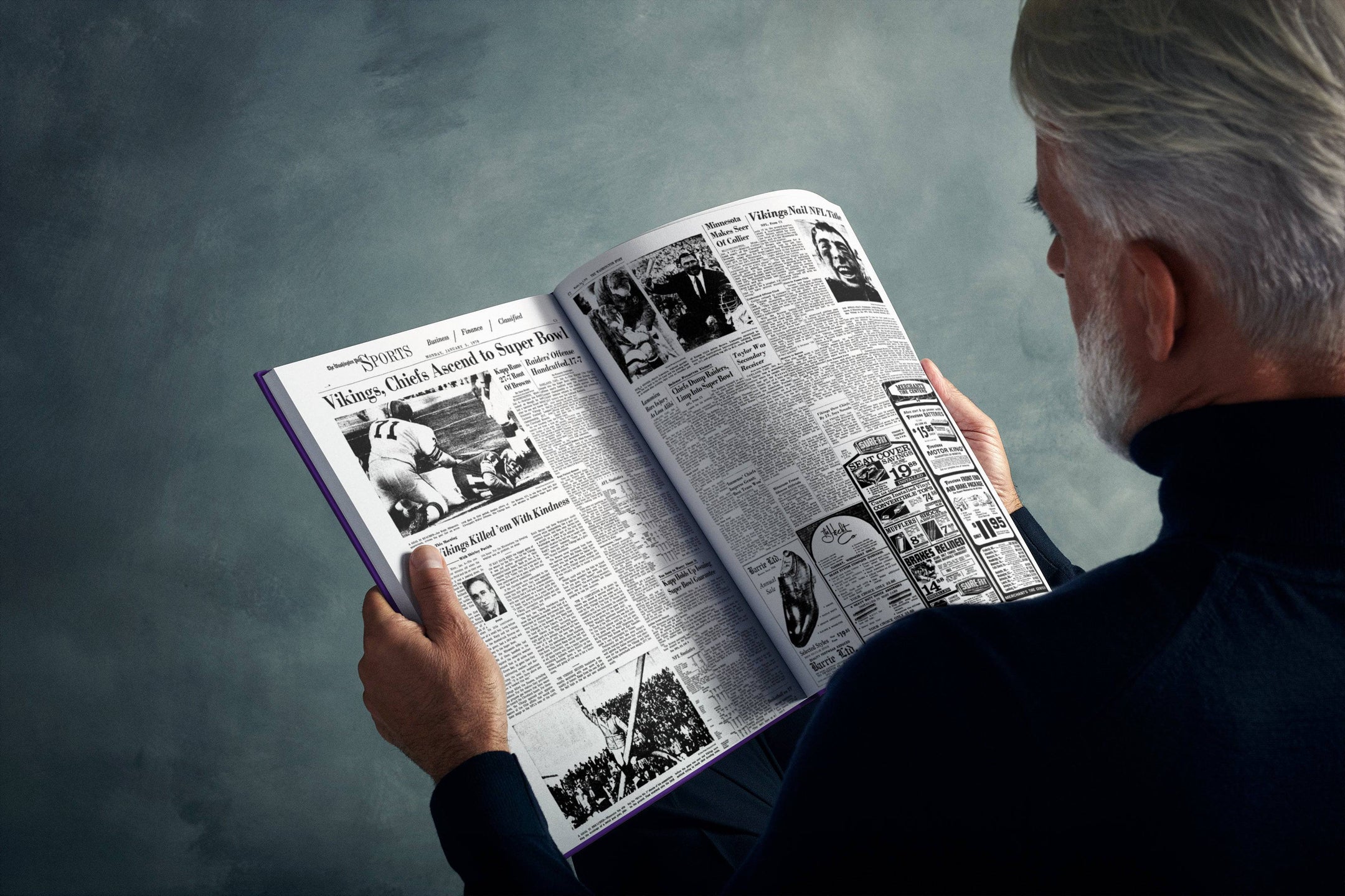 The US Football History of Minnesota Vikings Washington Post Edition Book