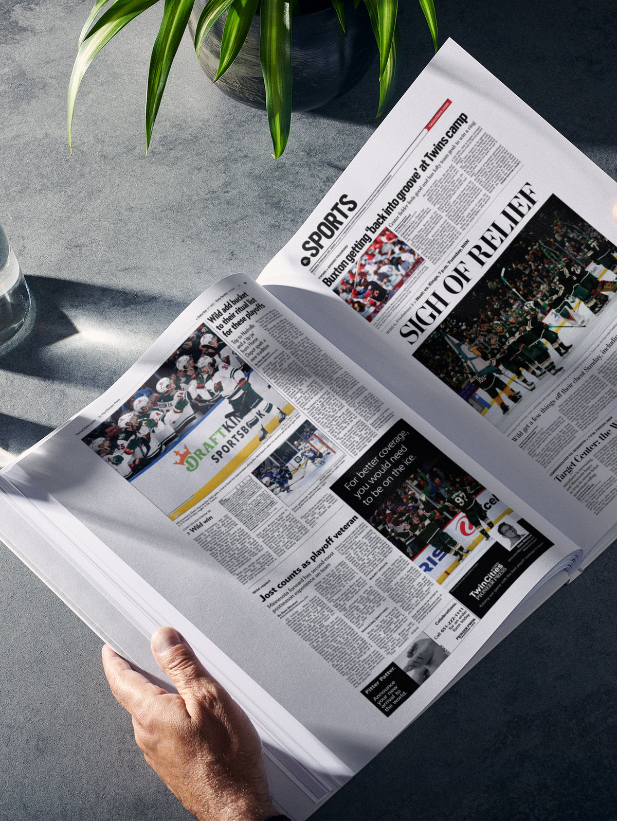 The Hockey History of Minnesota Wild Pioneer Press Edition