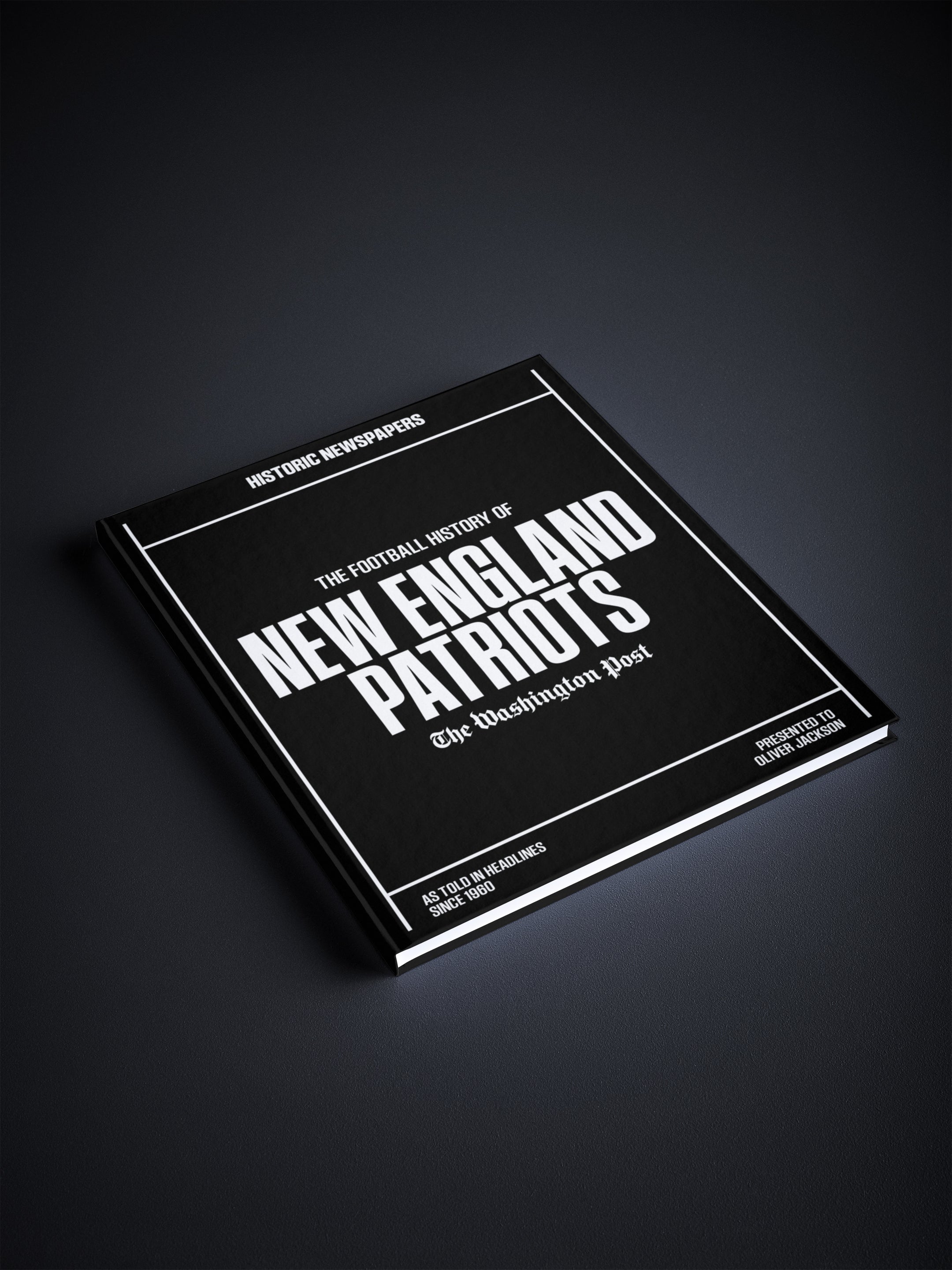 The US Football History of New England Patriots Washington Post Edition Book - Historic Newspapers