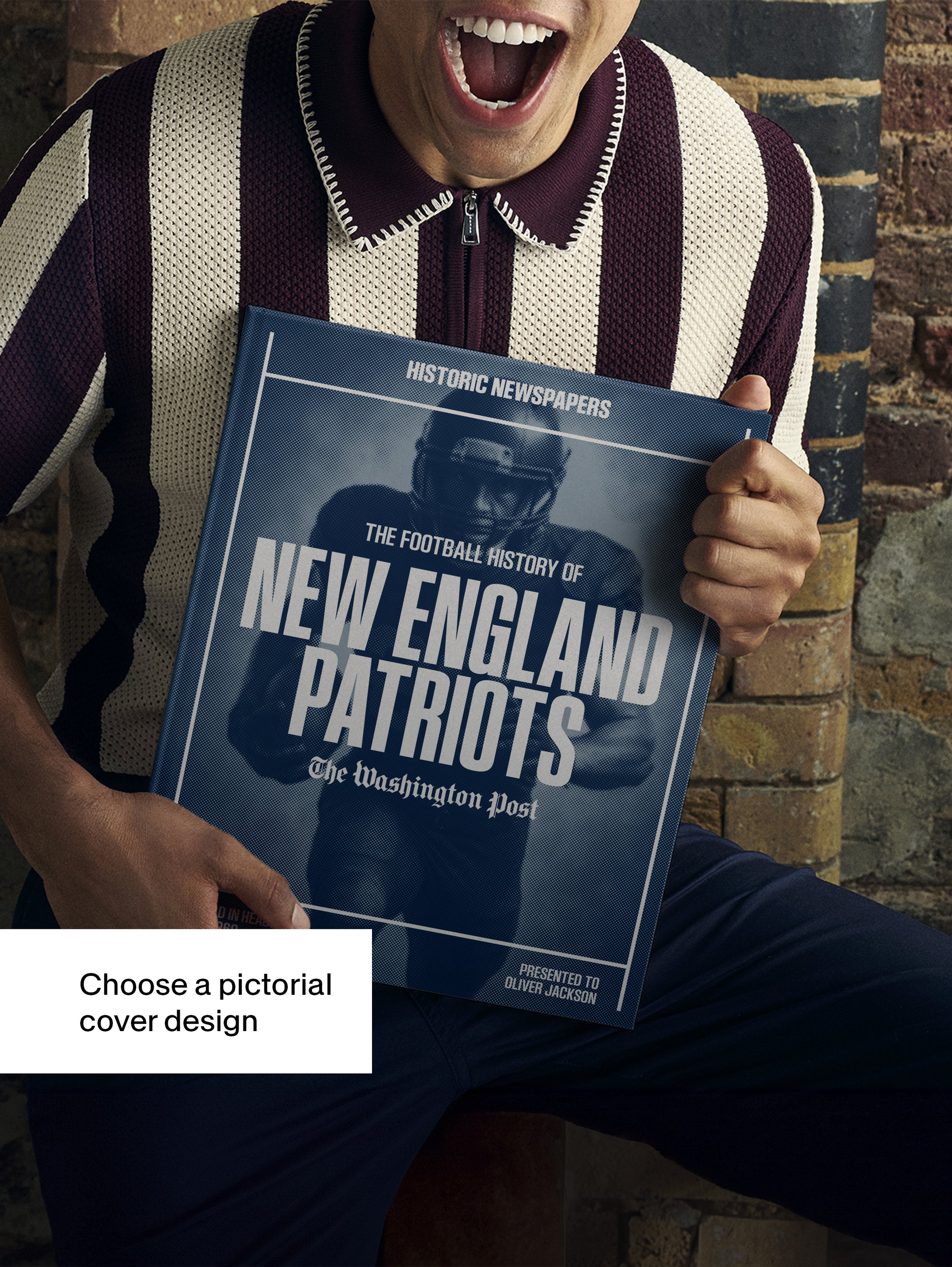 The US Football History of New England Patriots Washington Post Edition Book - Historic Newspapers