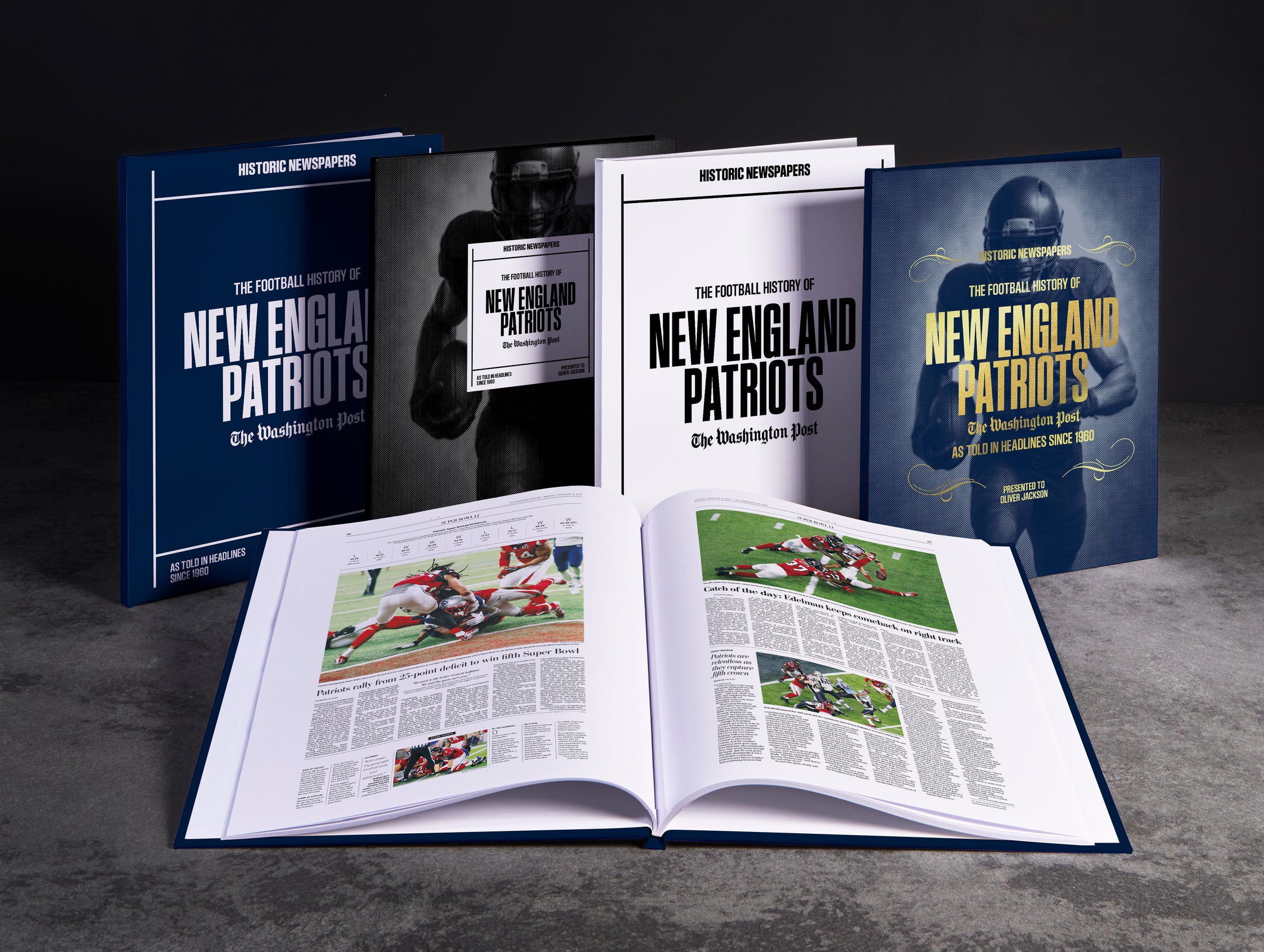 The US Football History of New England Patriots Washington Post Edition Book