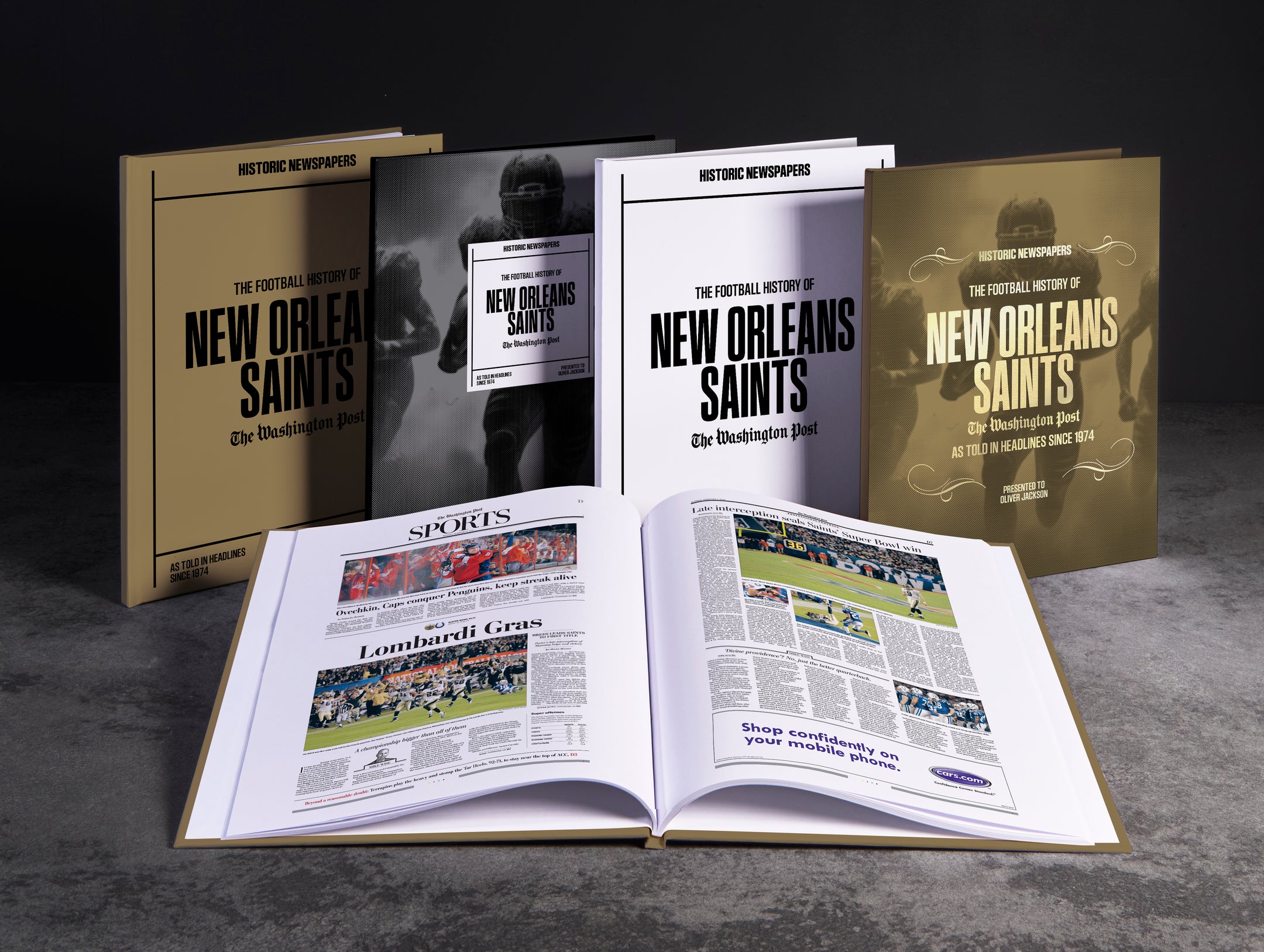 The US Football History of New Orleans Saints Washington Post Edition Book
