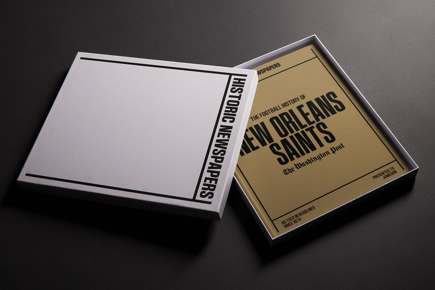 The US Football History of New Orleans Saints Washington Post Edition Book - Historic Newspapers