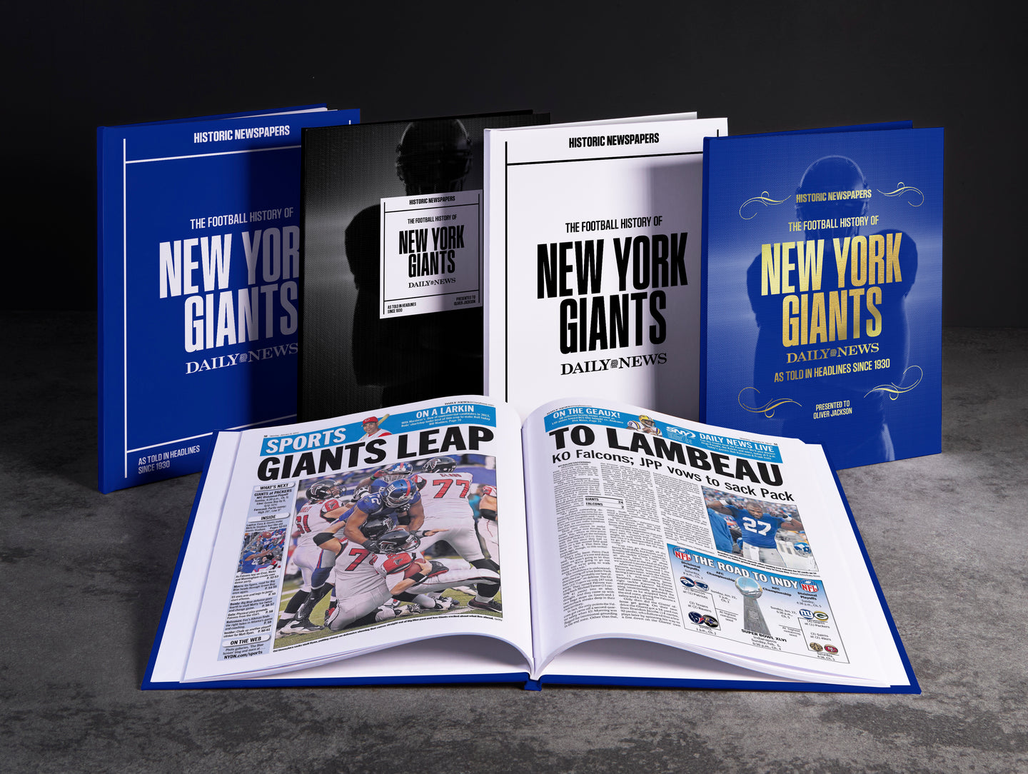 The Football History of New York Giants Daily News Edition Book
