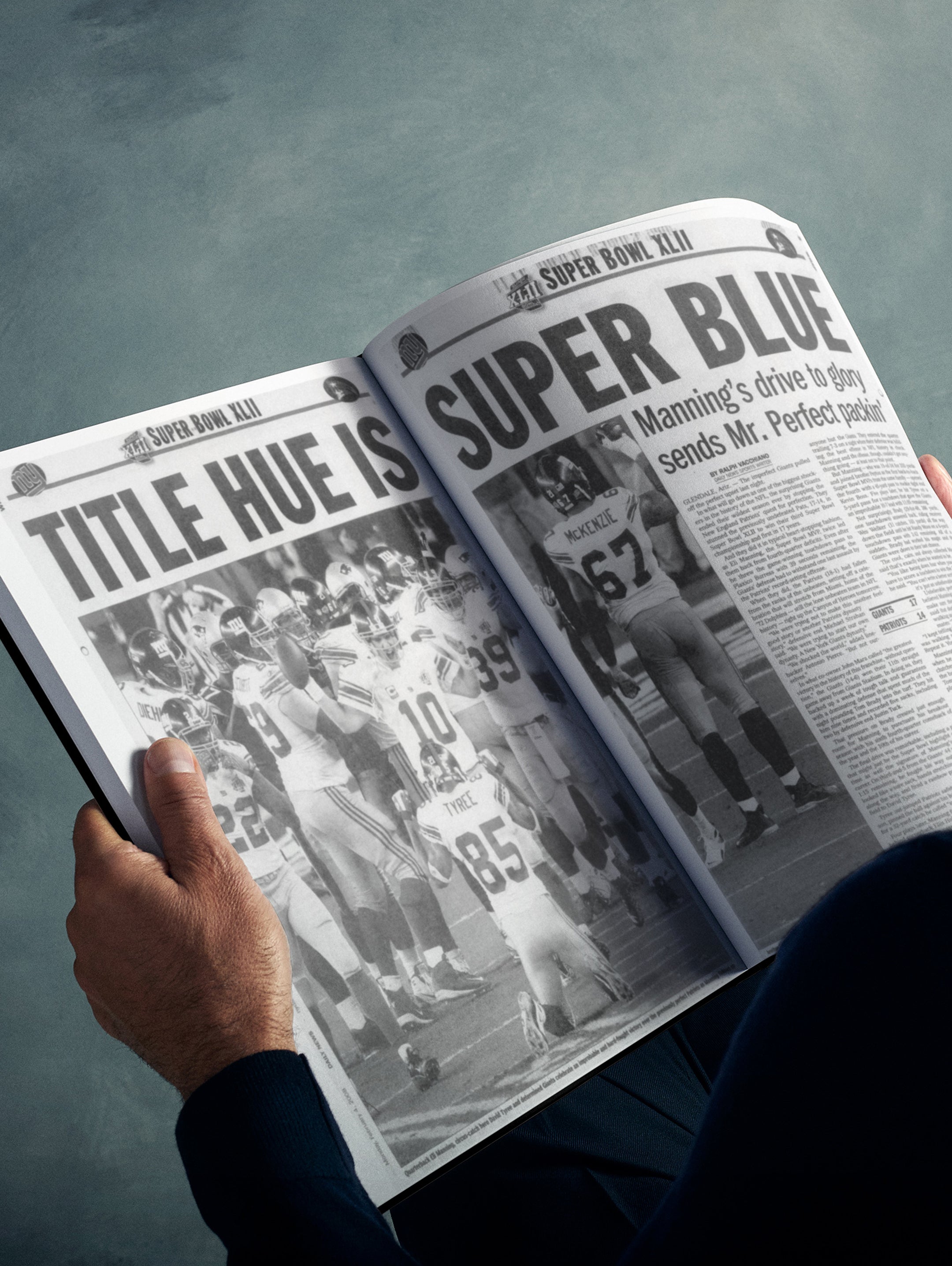 The US Football History of New York Giants Daily News Edition Book - Historic Newspapers