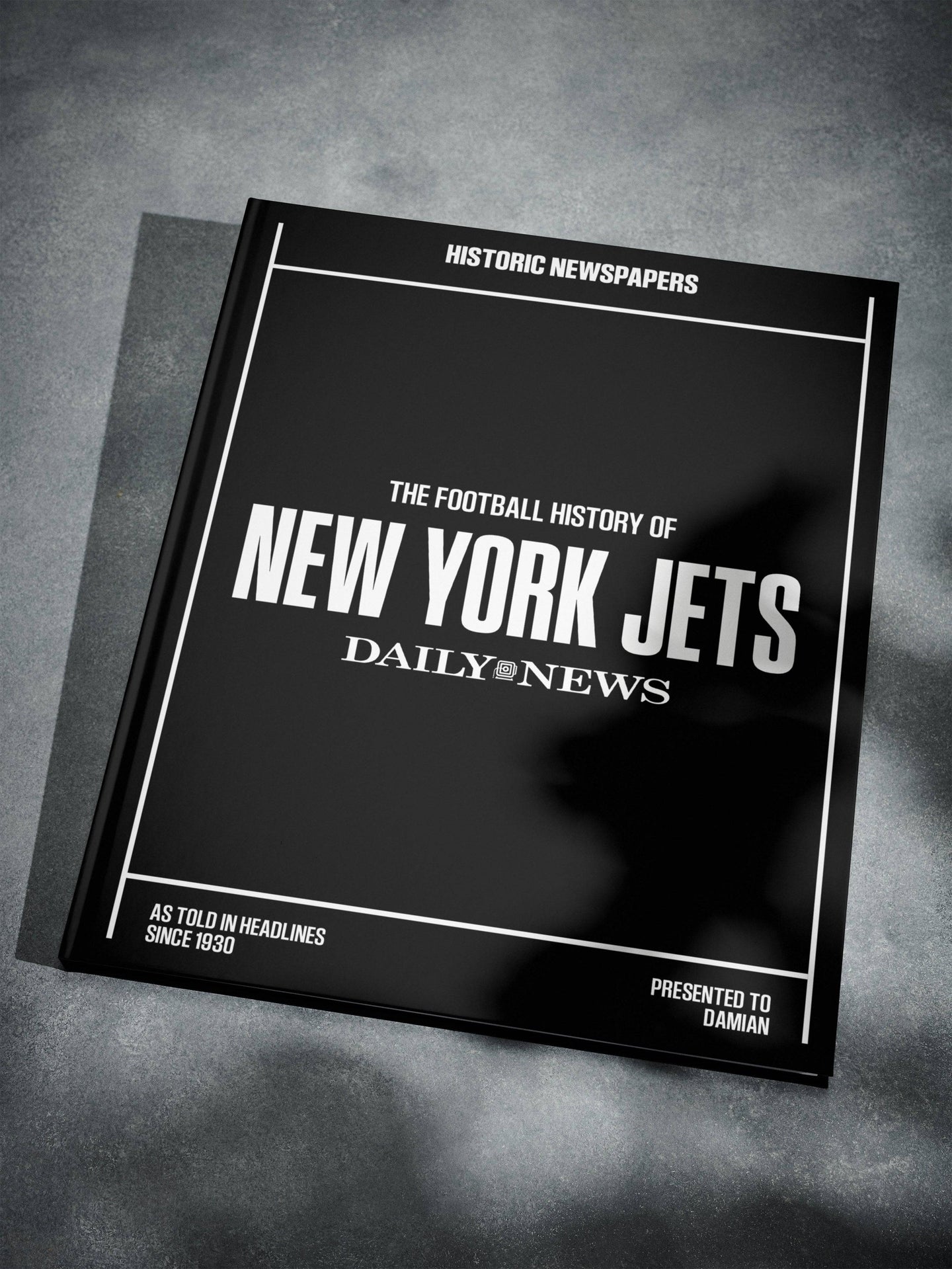 The US Football History of New York Jets Daily News Edition Book - Historic Newspapers
