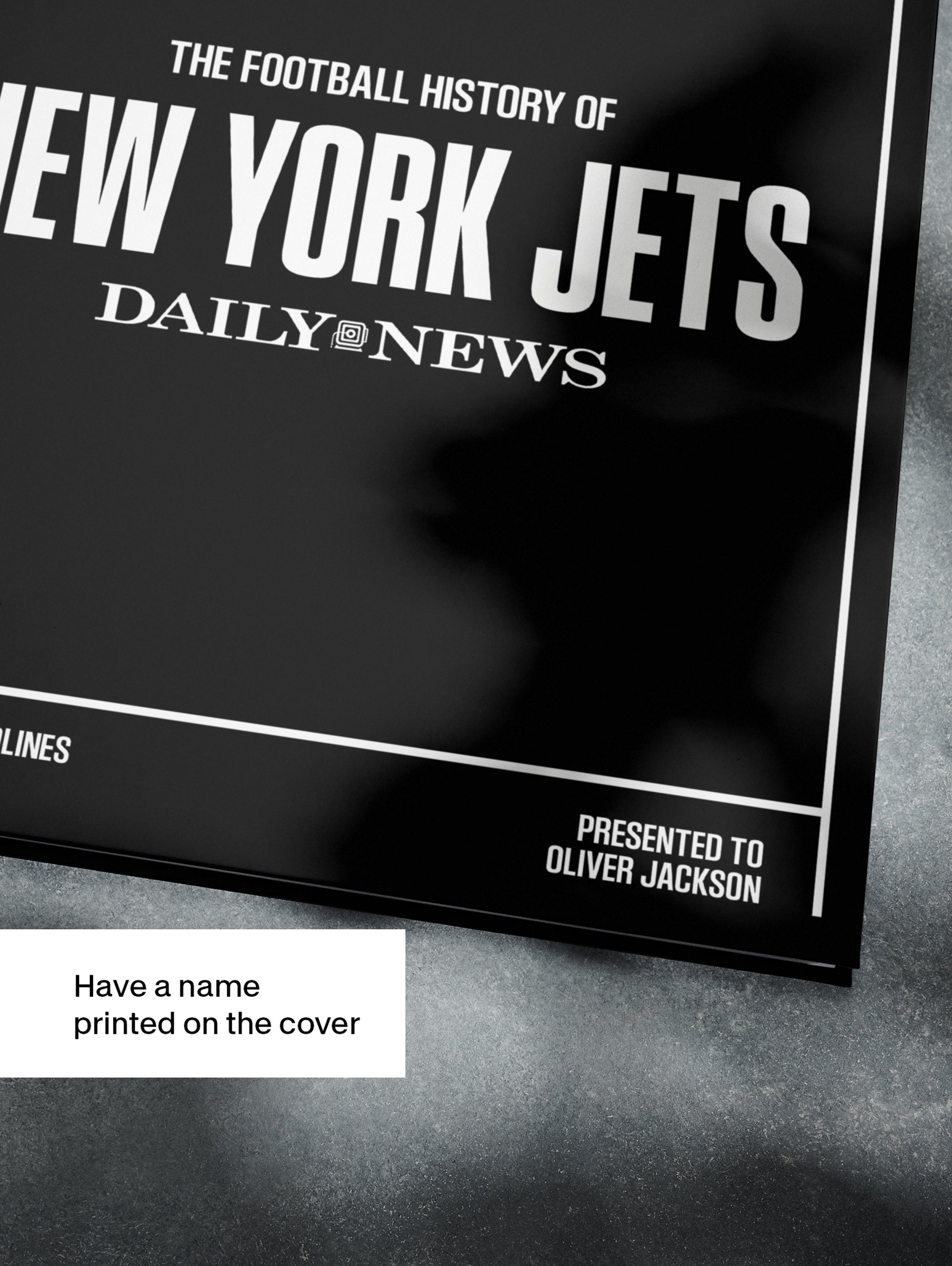 The US Football History of New York Jets Daily News Edition Book - Historic Newspapers