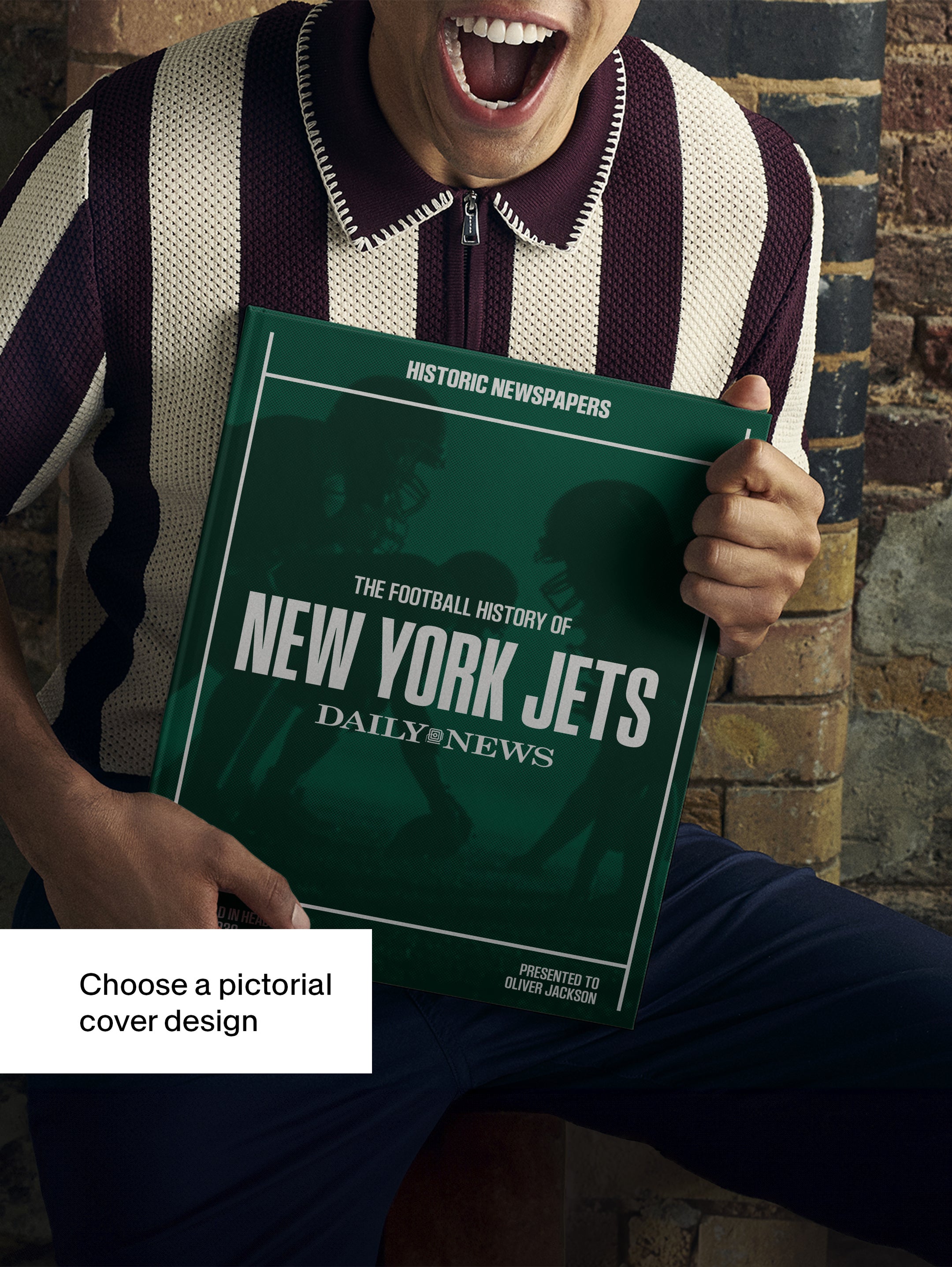 The US Football History of New York Jets Daily News Edition Book - Historic Newspapers