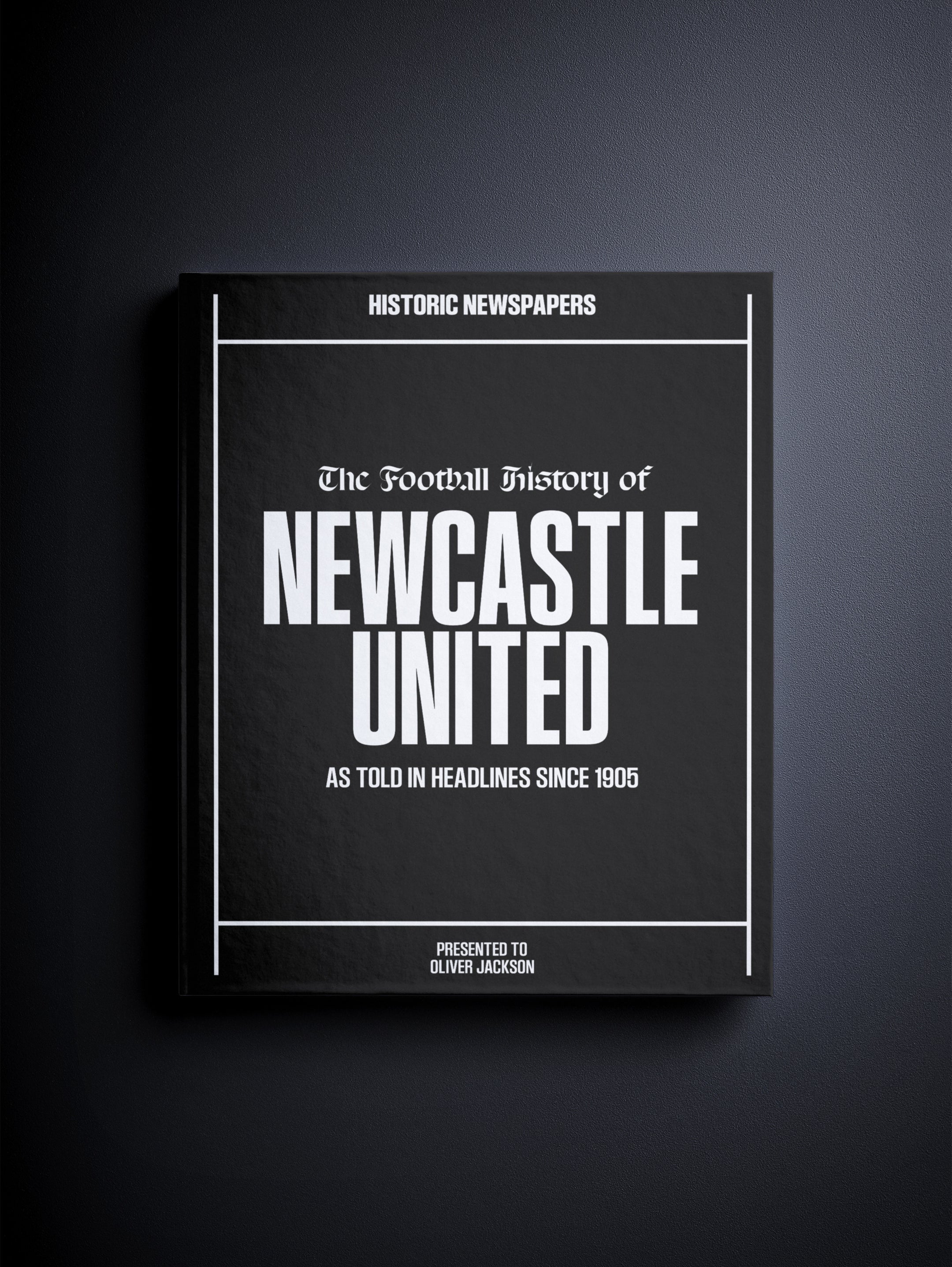 The Football History of Newcastle Book - Historic Newspapers
