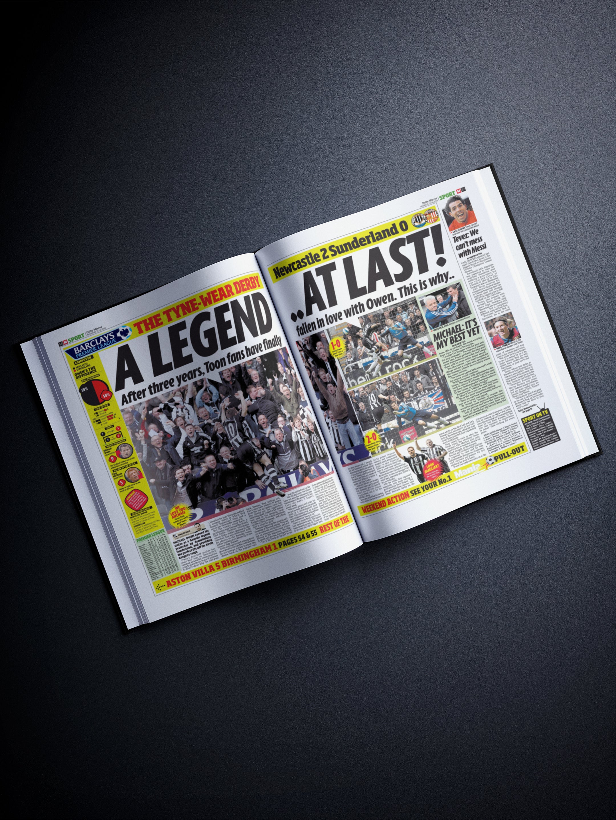 The Football History of Newcastle Book - Historic Newspapers