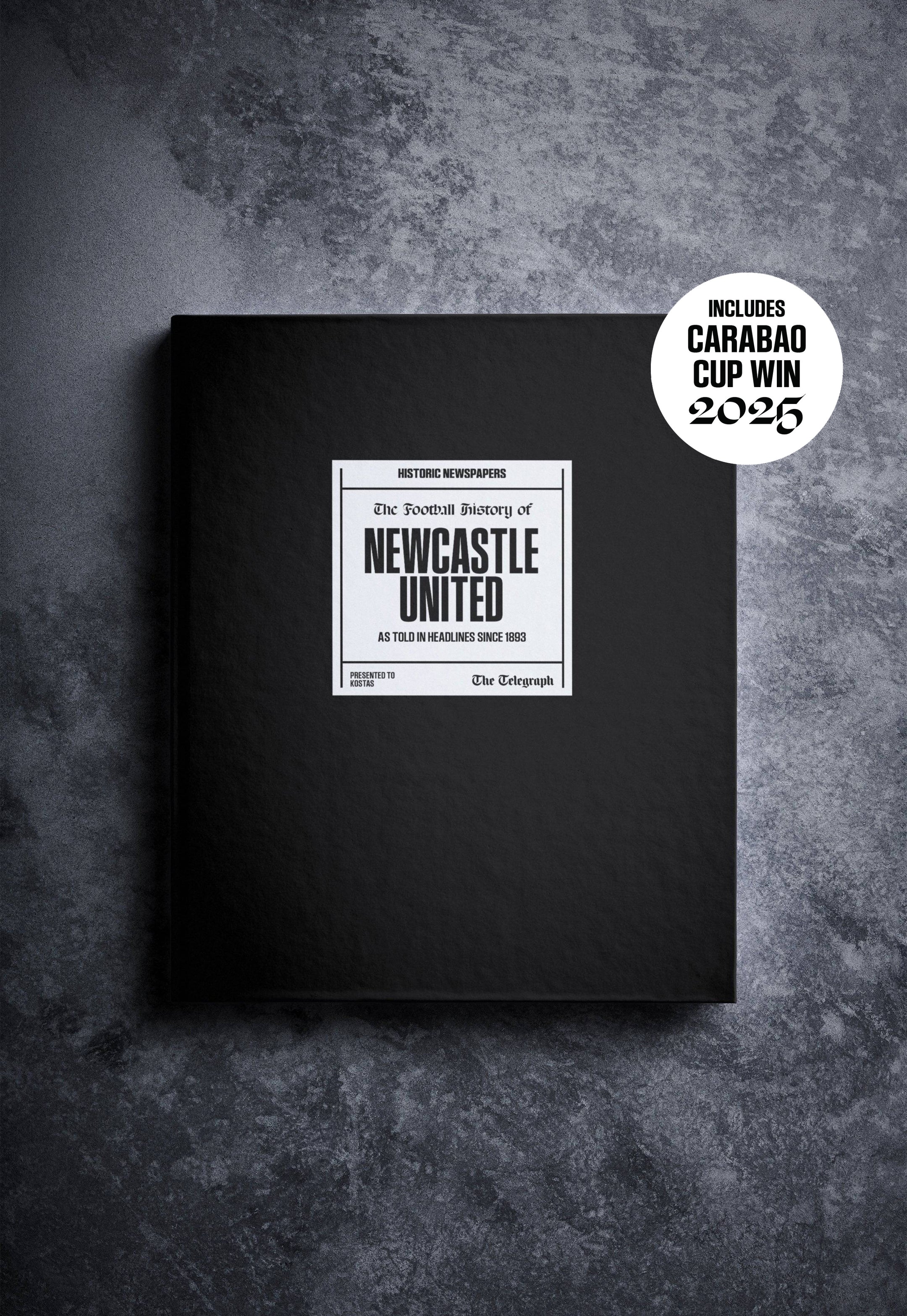 The Football History of Newcastle United Telegraph Edition Book