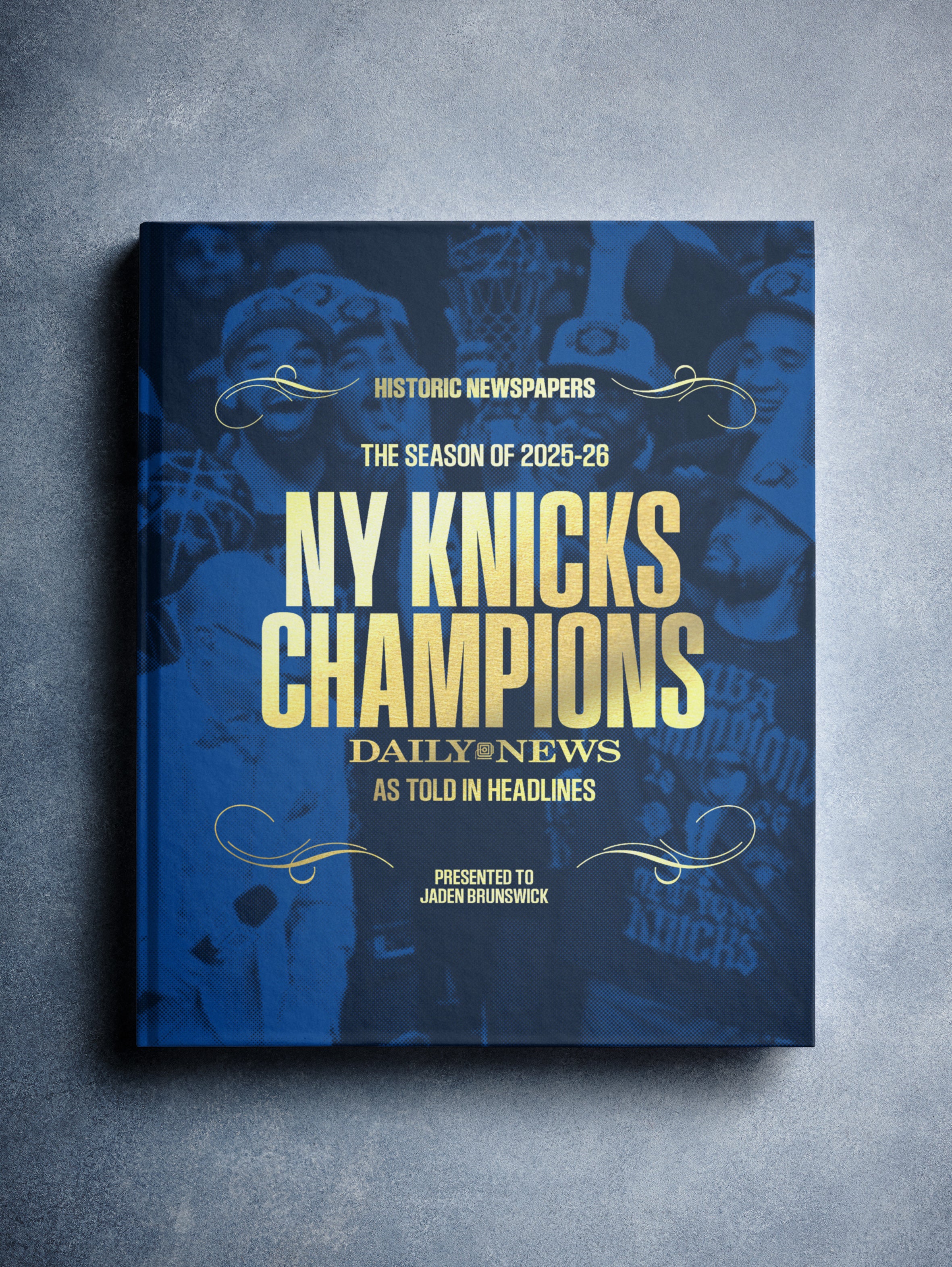 New York Knicks 26' Champions Basketball History Book | Historic