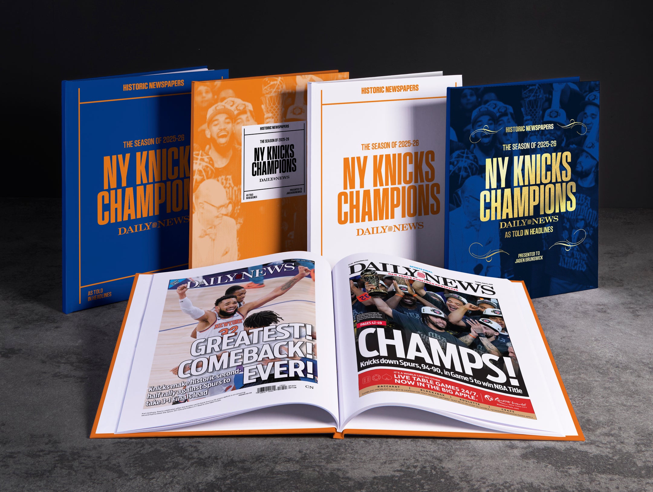 The Story of New York Knicks '26 Champions New York Daily News Edition