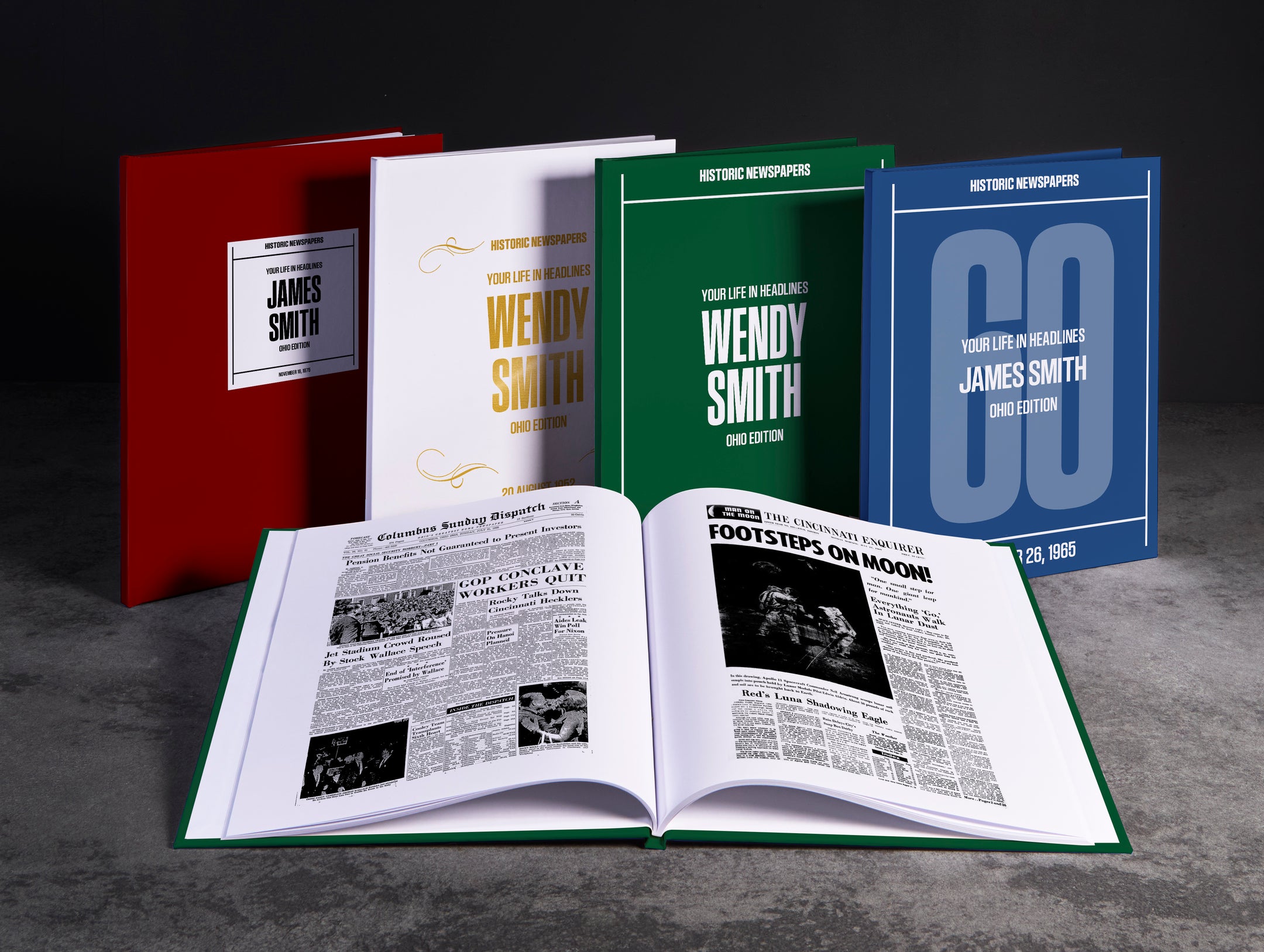 Personalized Birthday Newspaper Book Ohio Edition