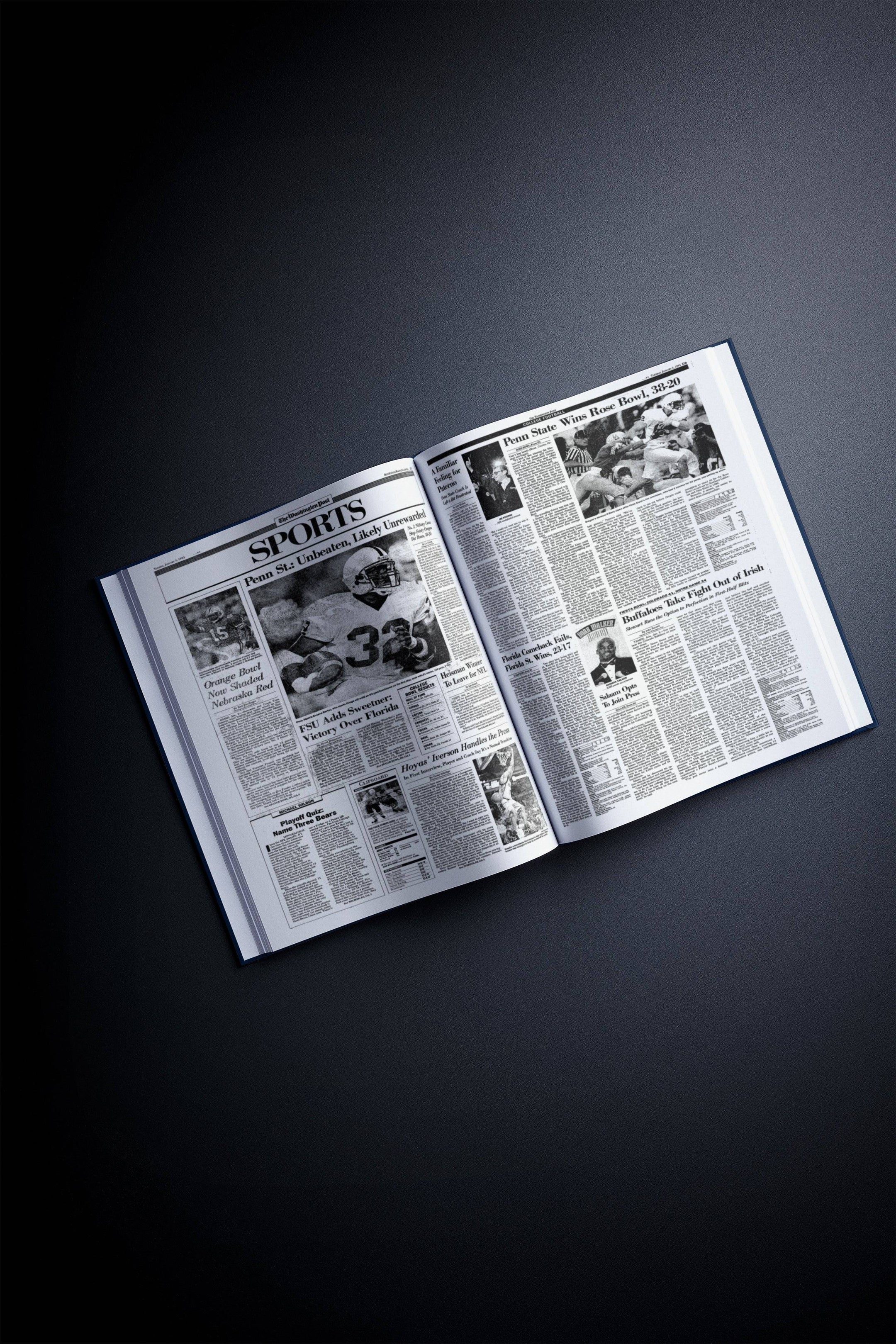 The College Football History of Penn State Nittany Lions Washington Post Edition - Historic Newspapers