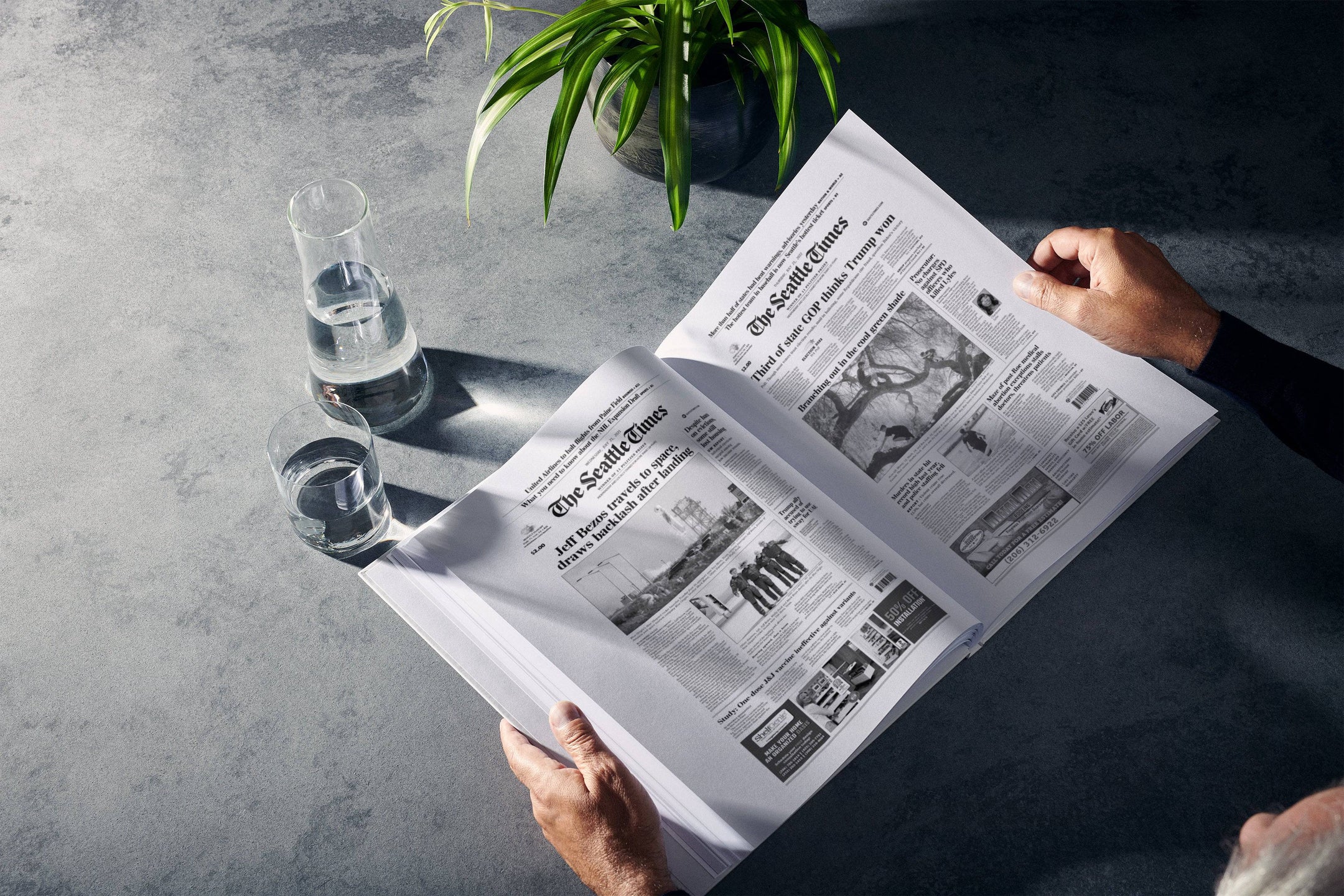 Personalised Birthday Newspaper Book Seattle Times Edition - Historic Newspapers