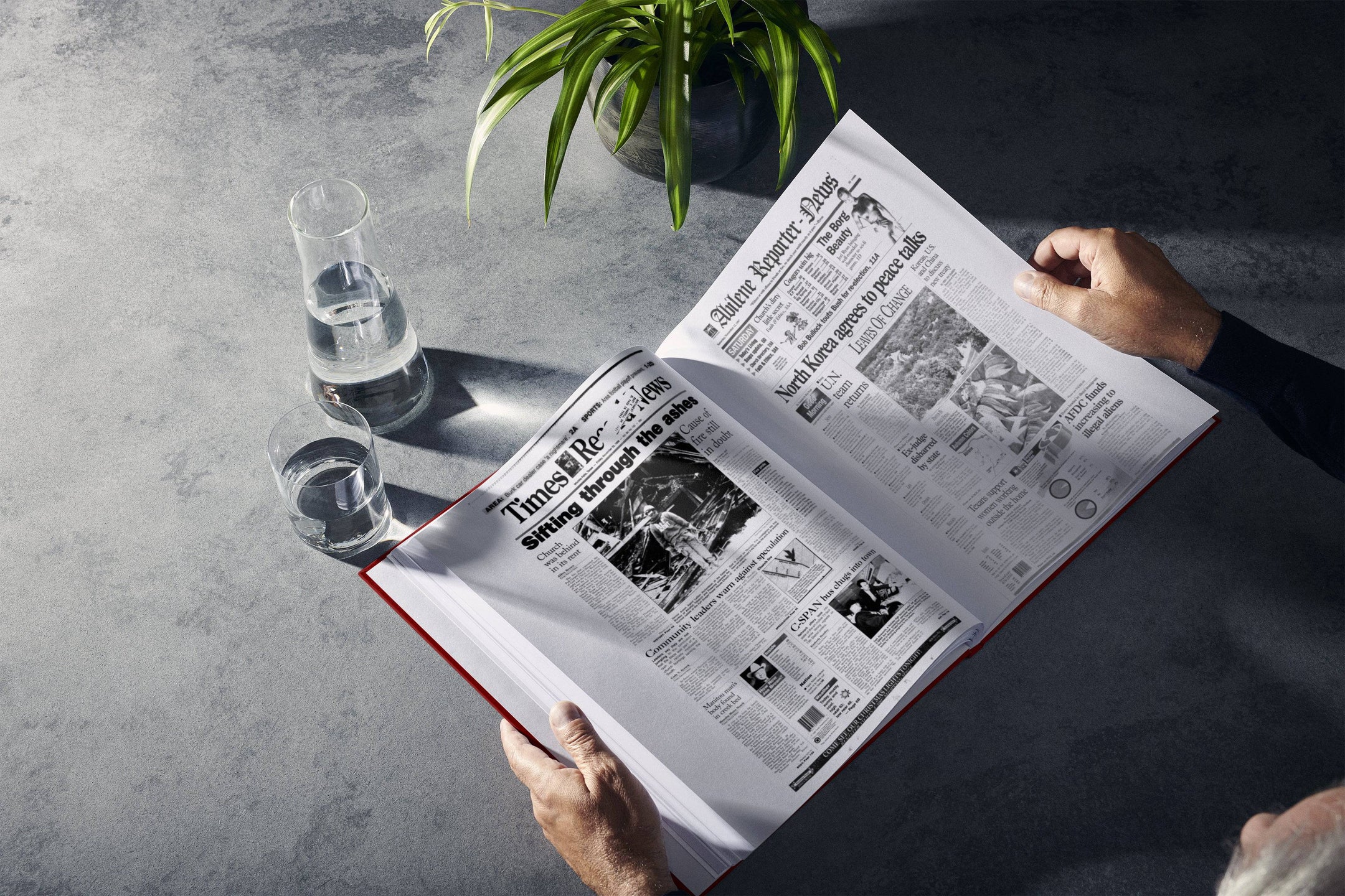 Personalised Birthday Newspaper Book Texas Edition