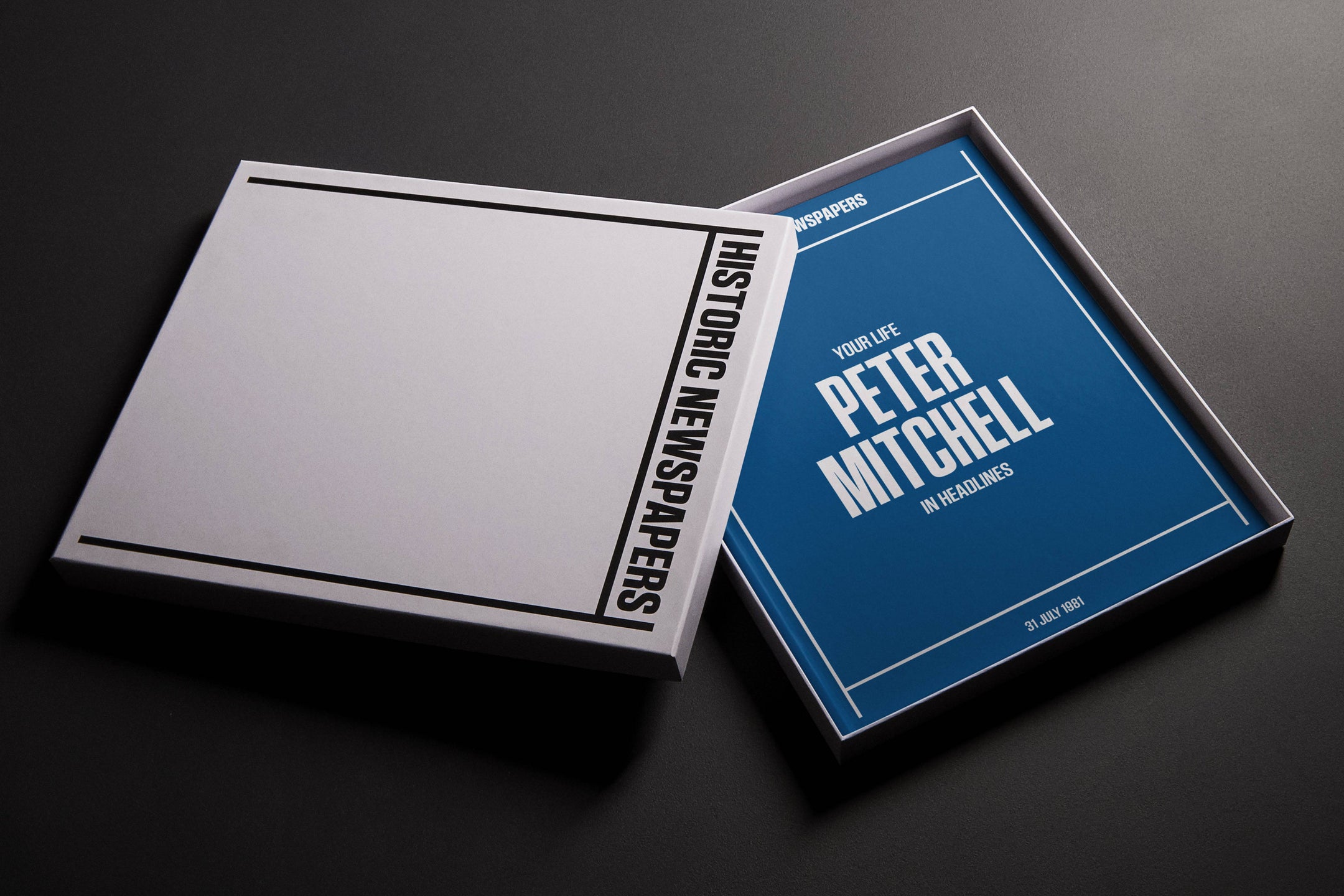 Personalised Just For You Newspaper Book - Historic Newspapers