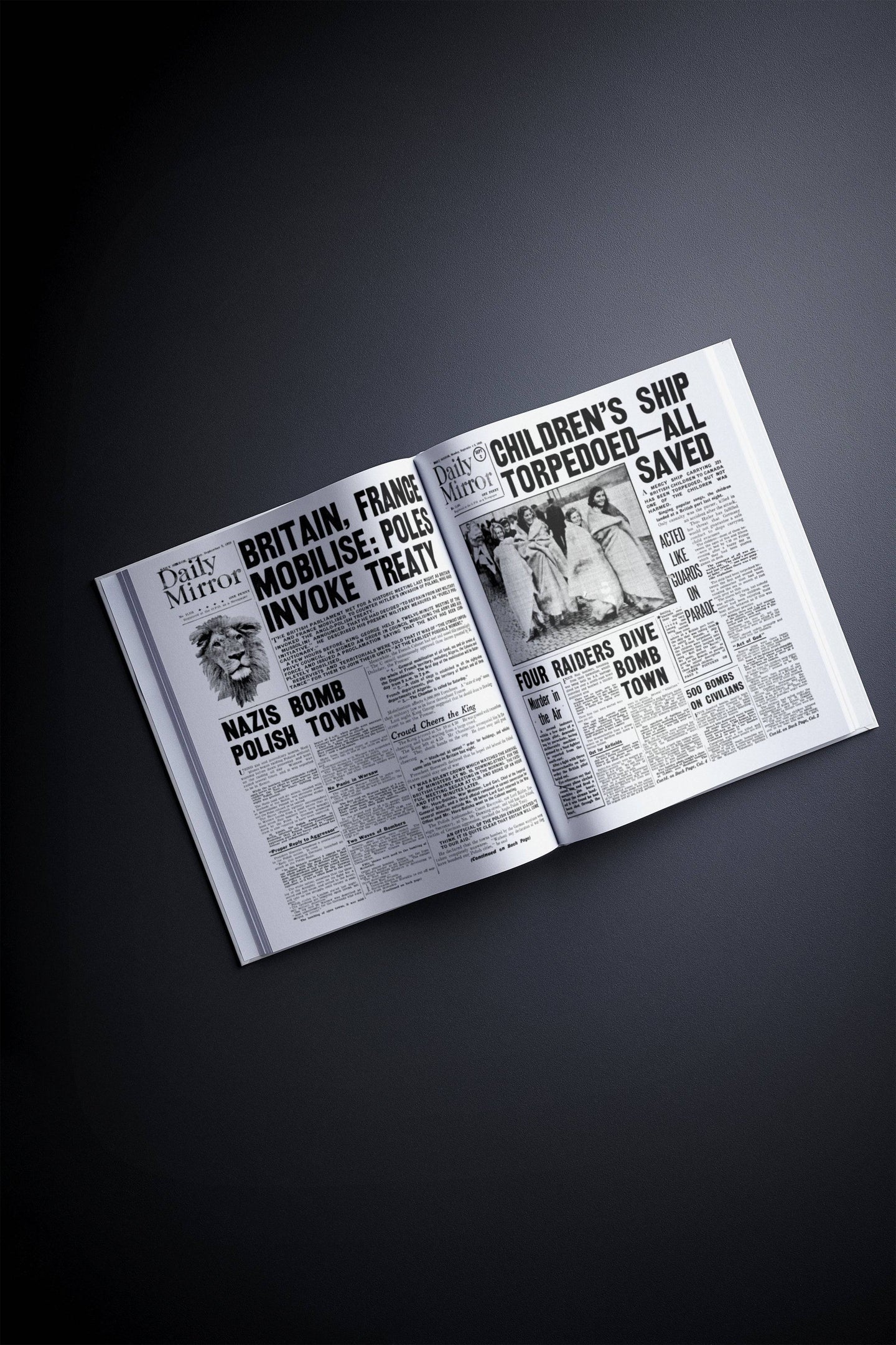 Personalised Retirement Newspaper Book - Historic Newspapers