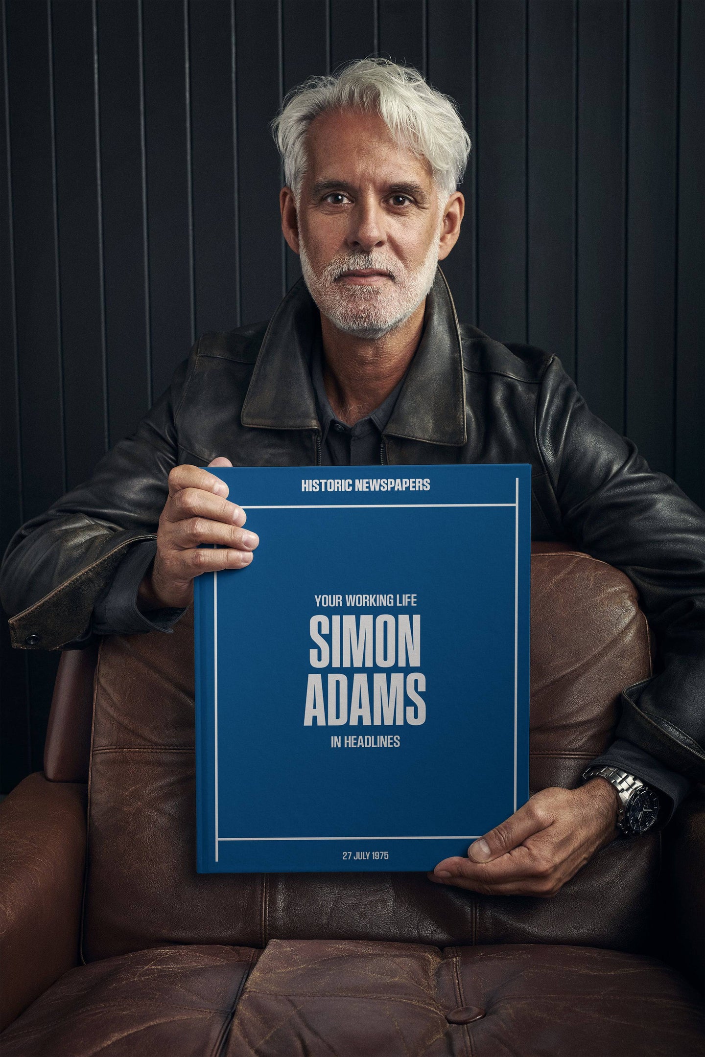 Personalised Retirement Newspaper Book - Historic Newspapers