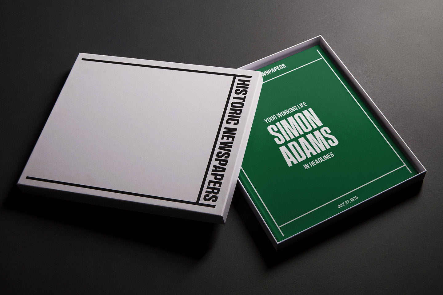 Personalised Retirement Newspaper Book - Historic Newspapers