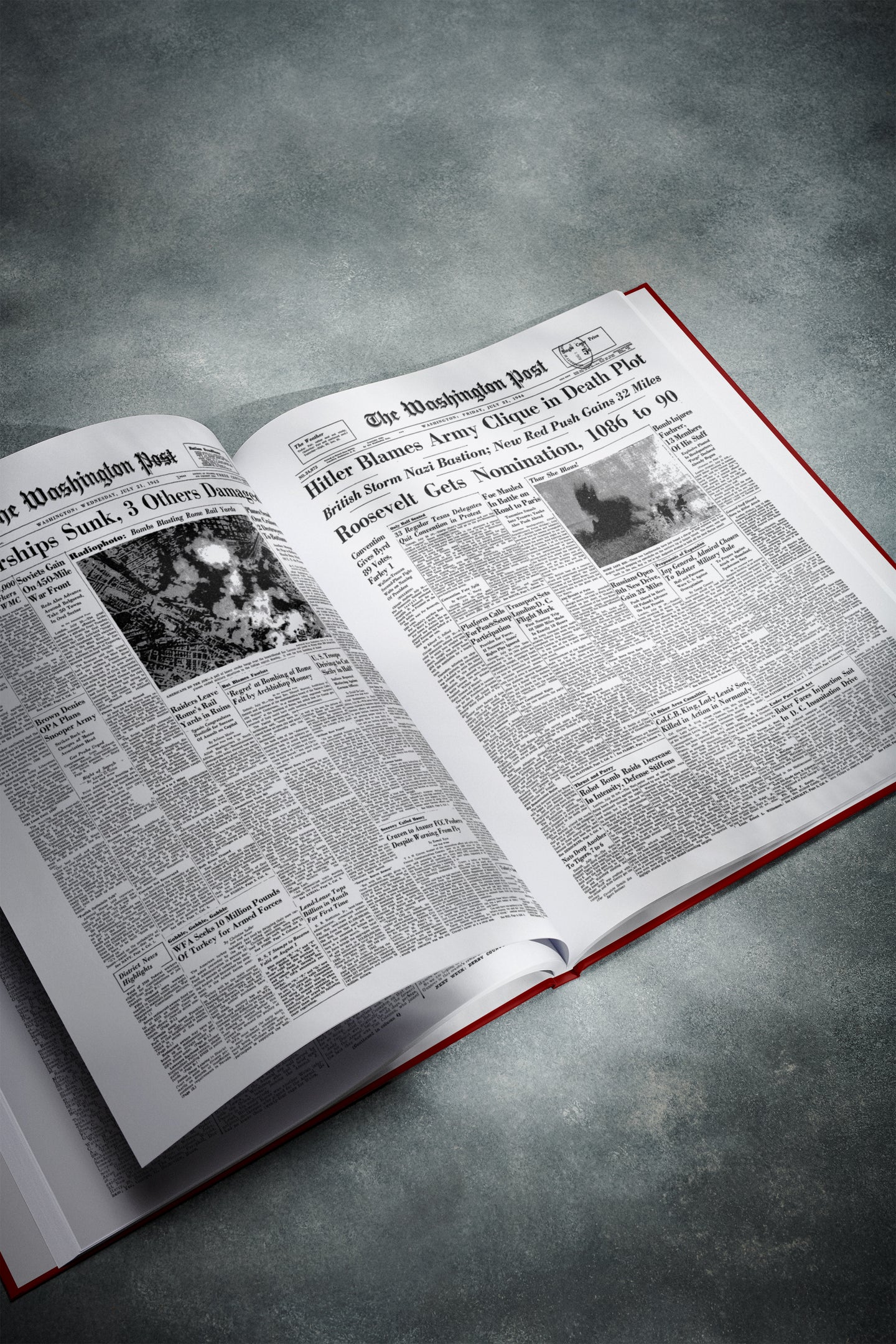 Personalised Your Life in Headlines Book Washington Post Edition - Historic Newspapers