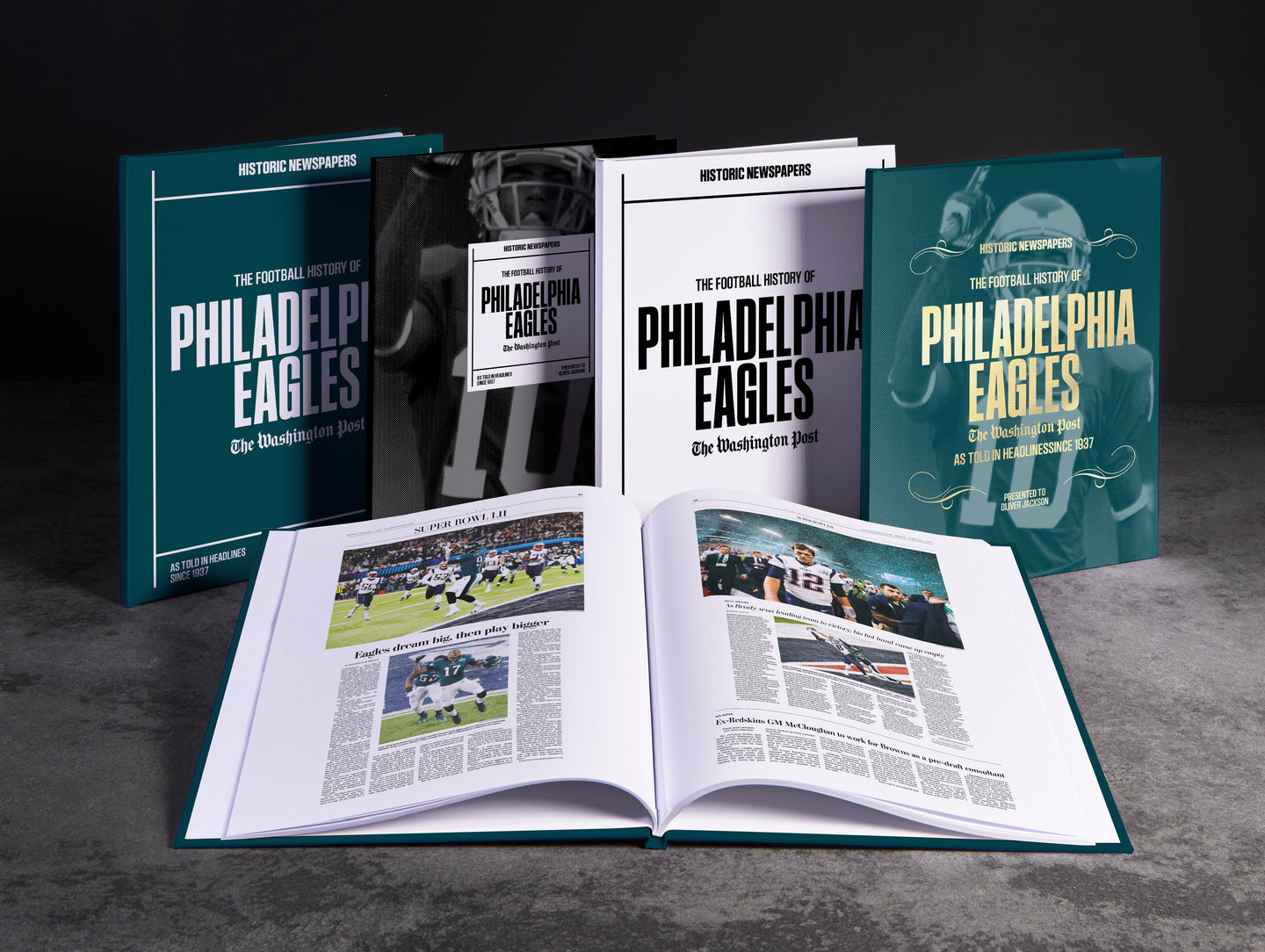 The Football History of Philadelphia Eagles Washington Post Edition Book