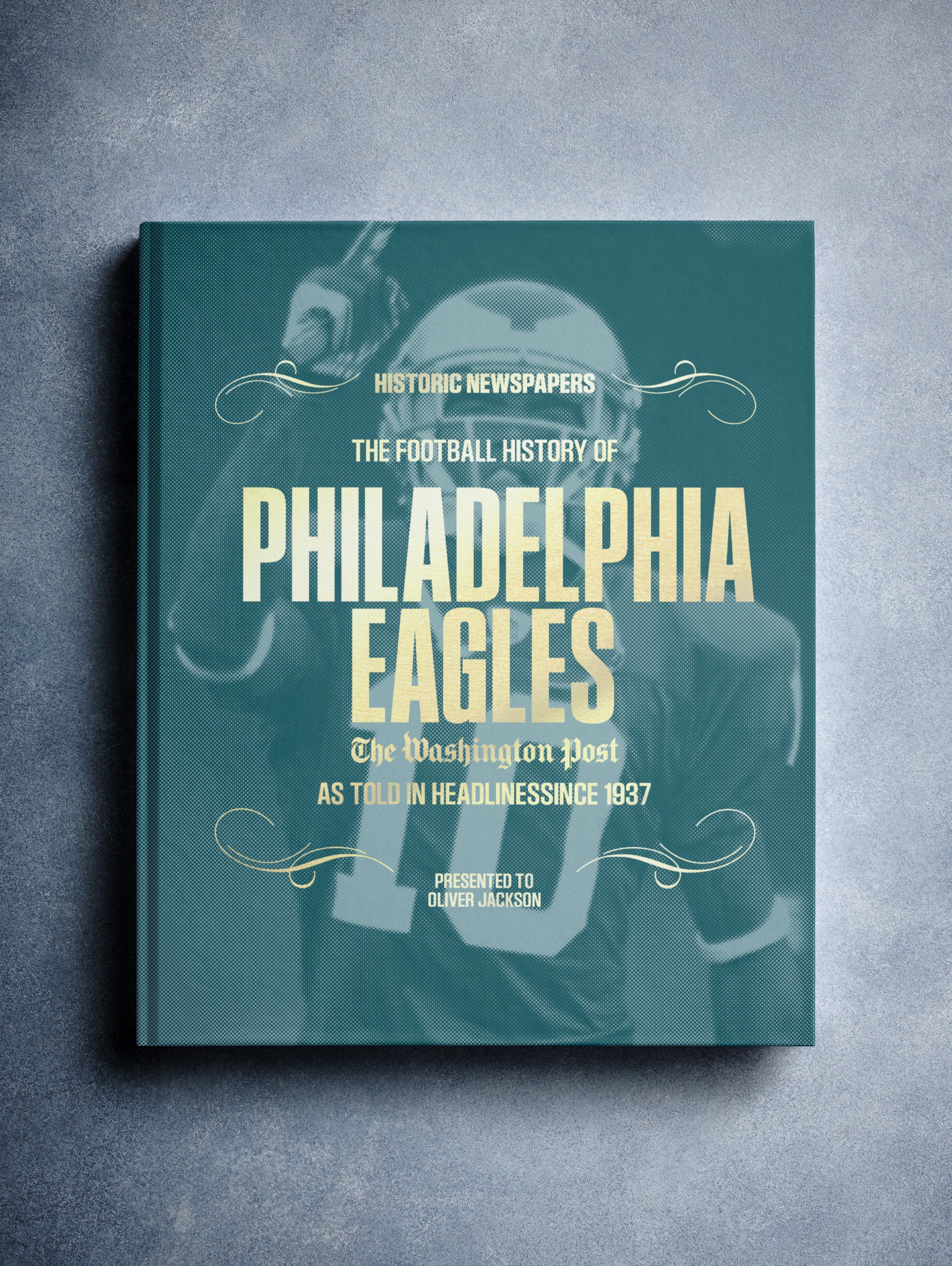 The Football History of Philadelphia Eagles Washington Post Edition Book