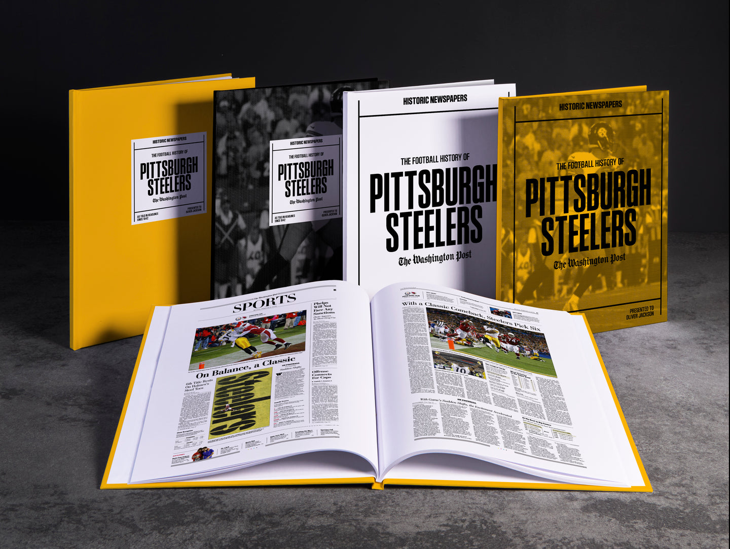 The US Football History of Pittsburgh Steelers Washington Post Edition Book