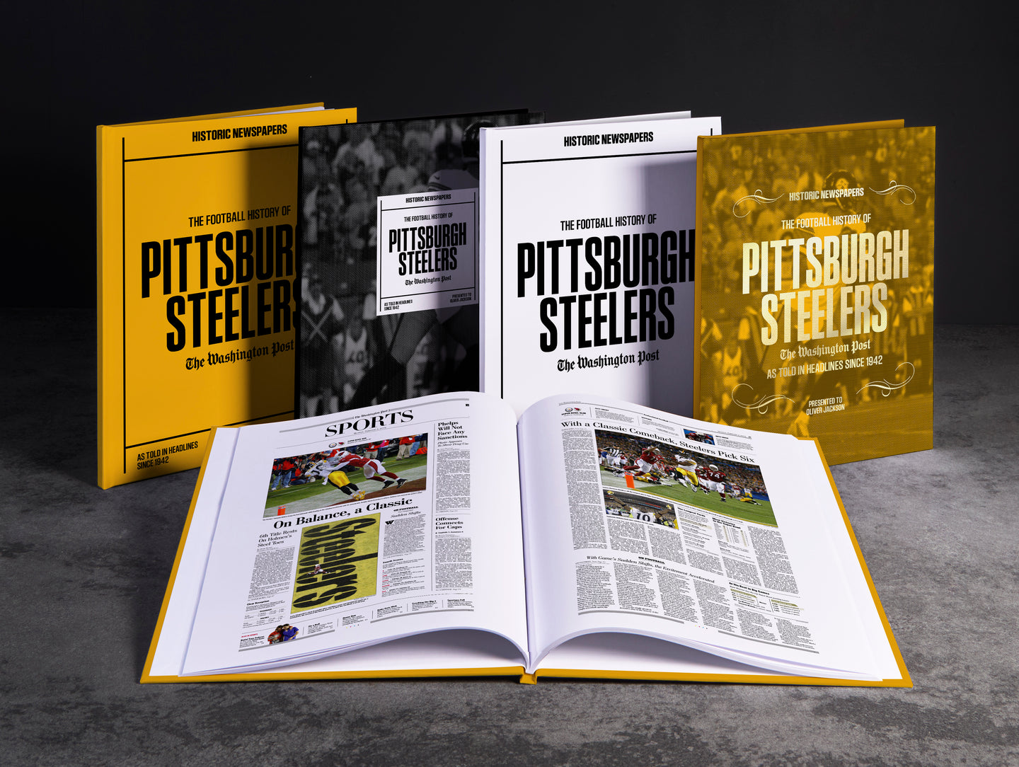 The Football History of Pittsburgh Steelers Washington Post Edition Book