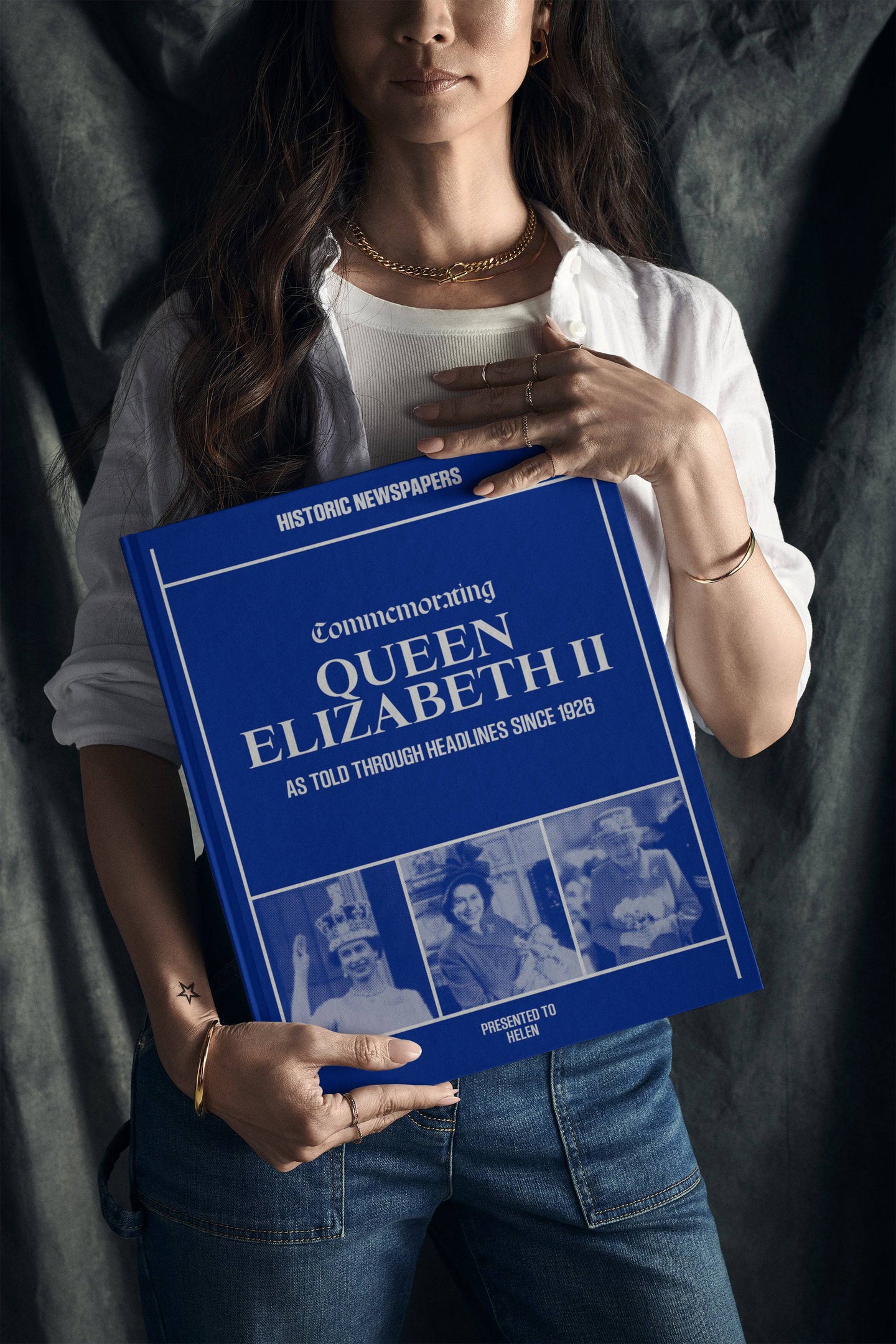 Commemorating Queen Elizabeth II Pictorial Edition Book - Historic Newspapers