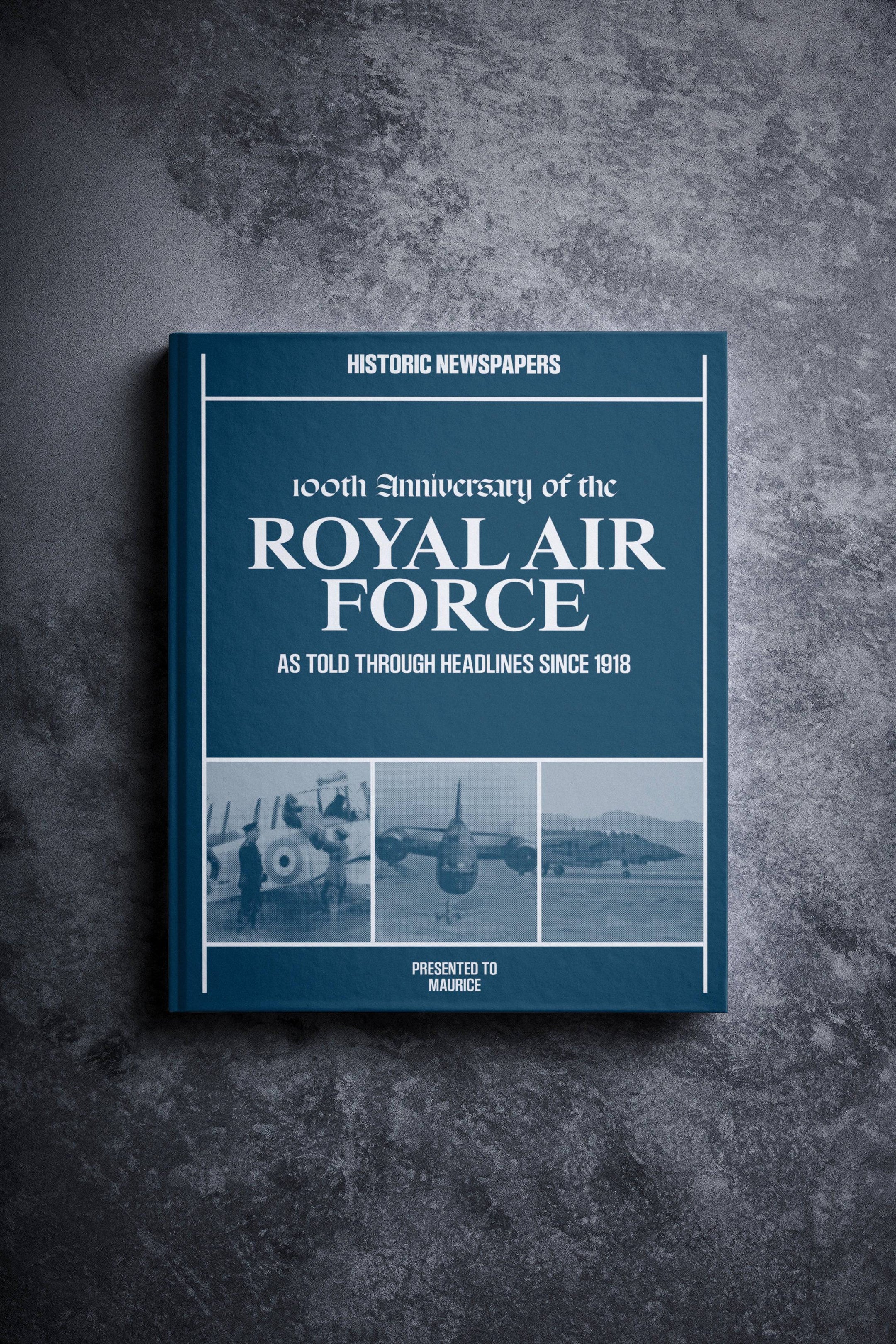 The Anniversary of RAF Pictorial Edition Book - Historic Newspapers
