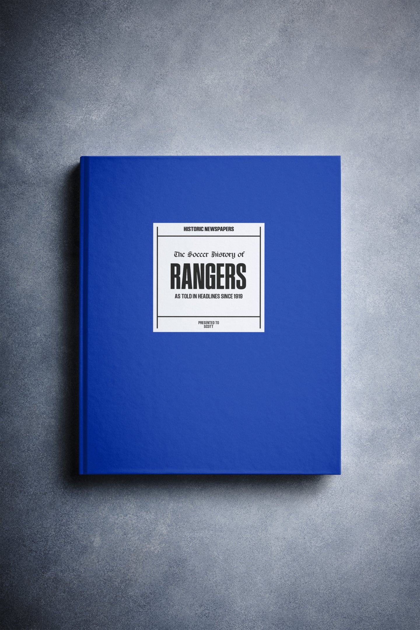 The Soccer History of Rangers Book