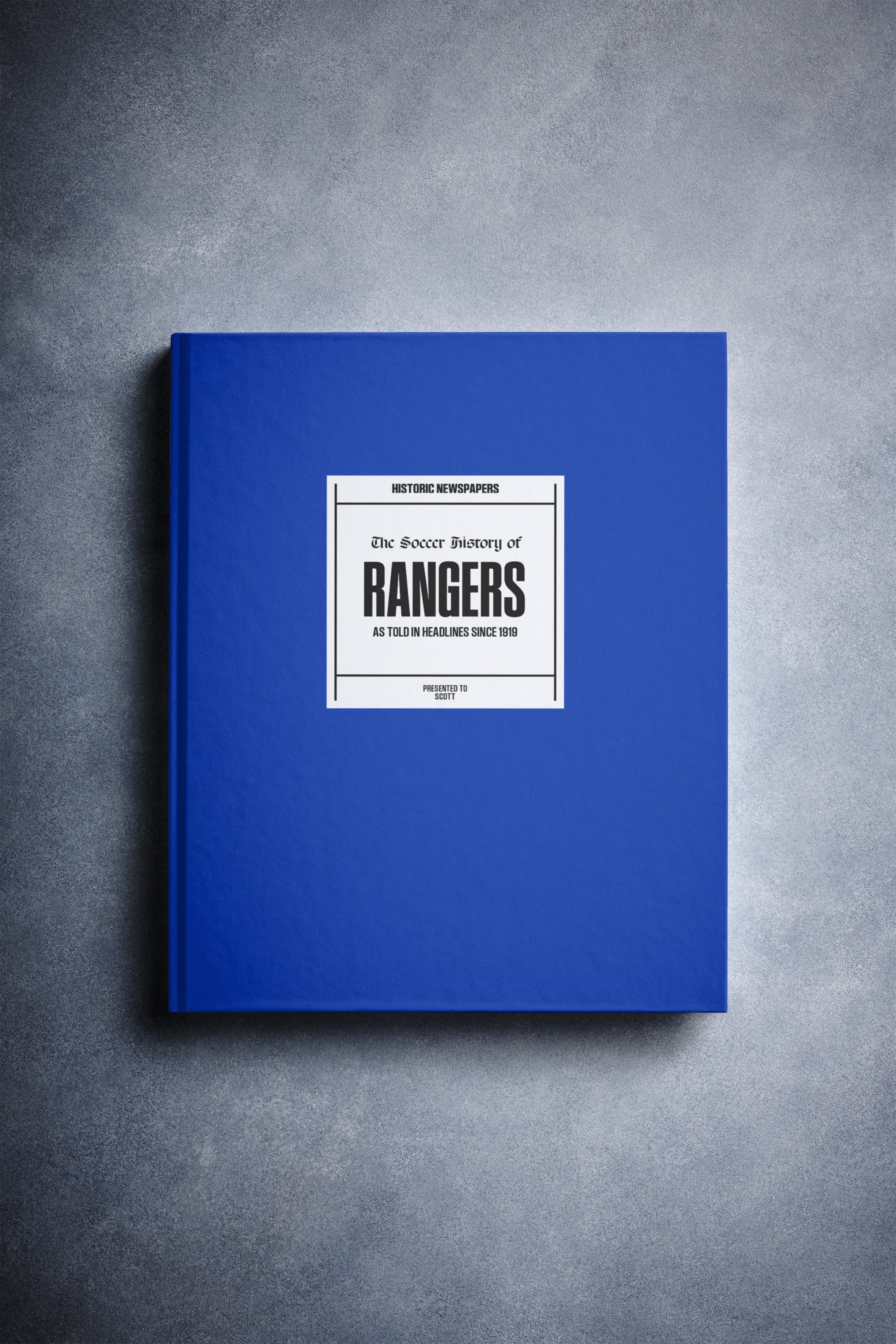 The Soccer History of Rangers Book | Historic Newspapers