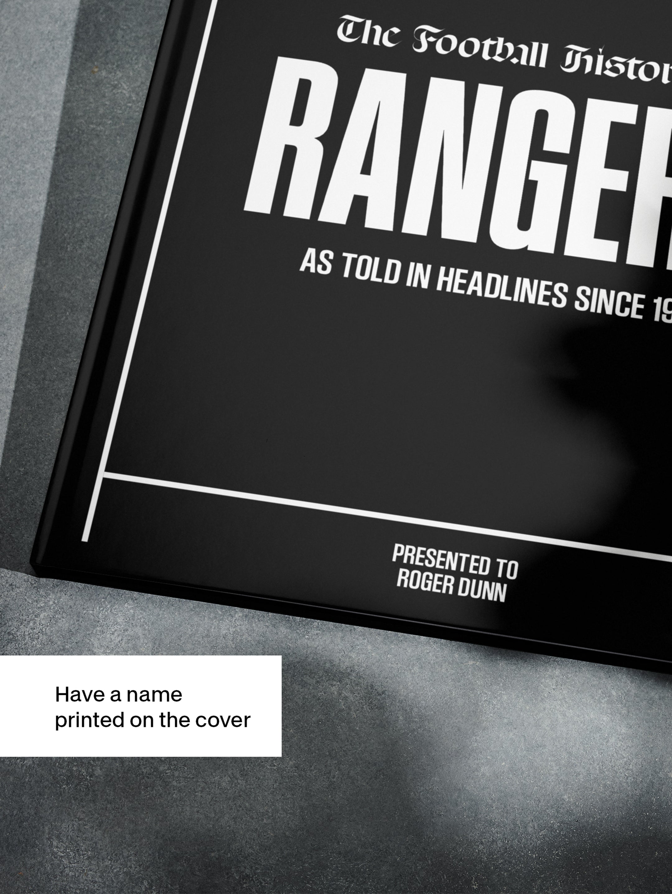 The Football History of Rangers Book - Historic Newspapers