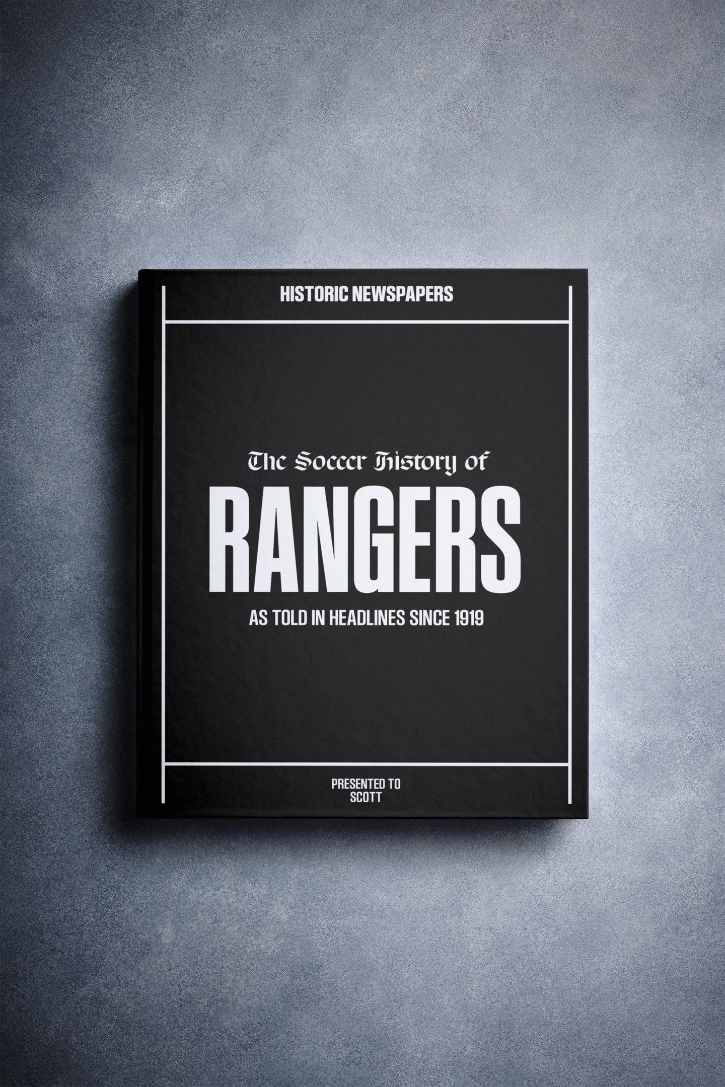 The Soccer History of Rangers Book
