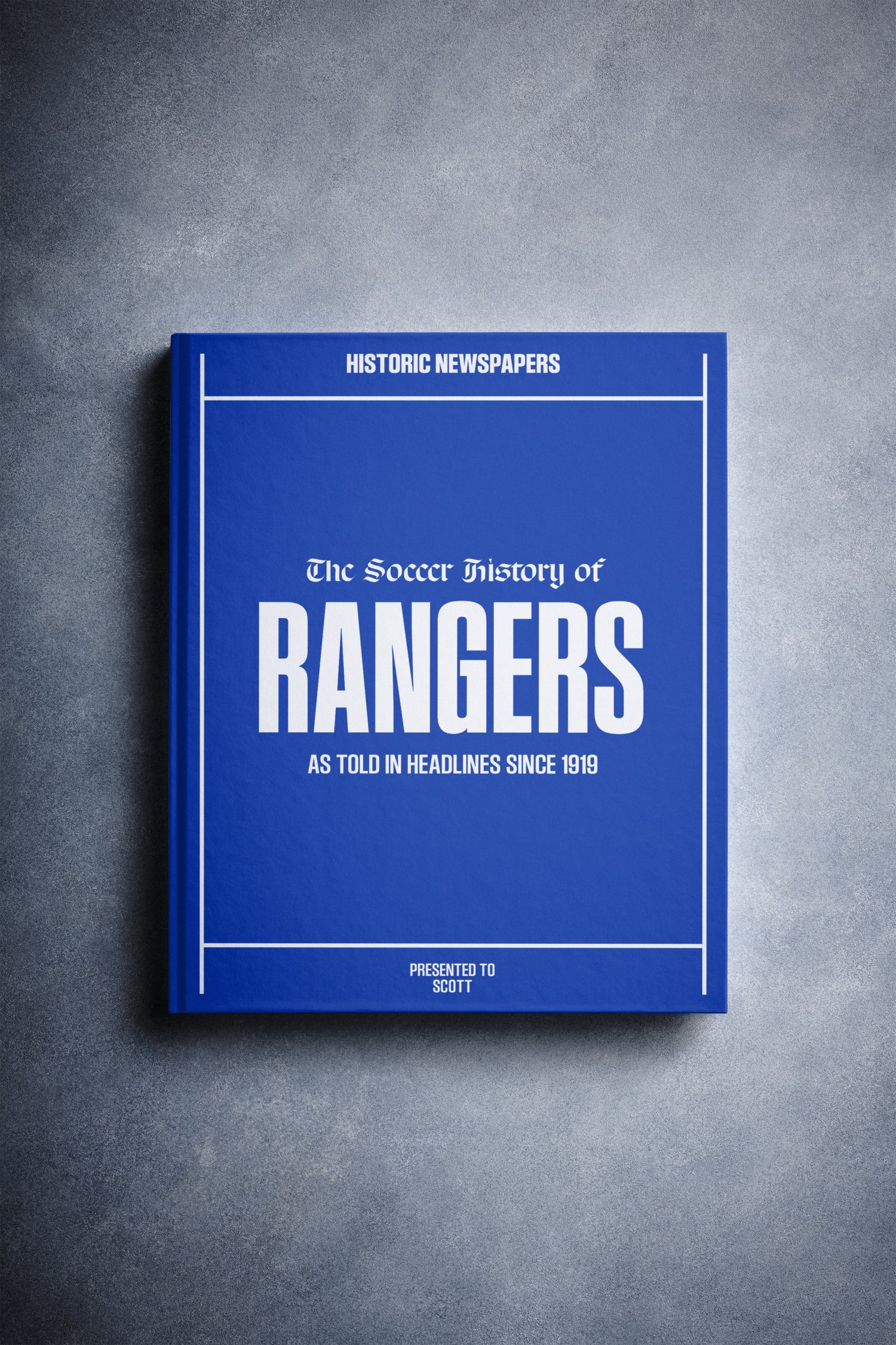 The Soccer History of Rangers Book | Historic Newspapers