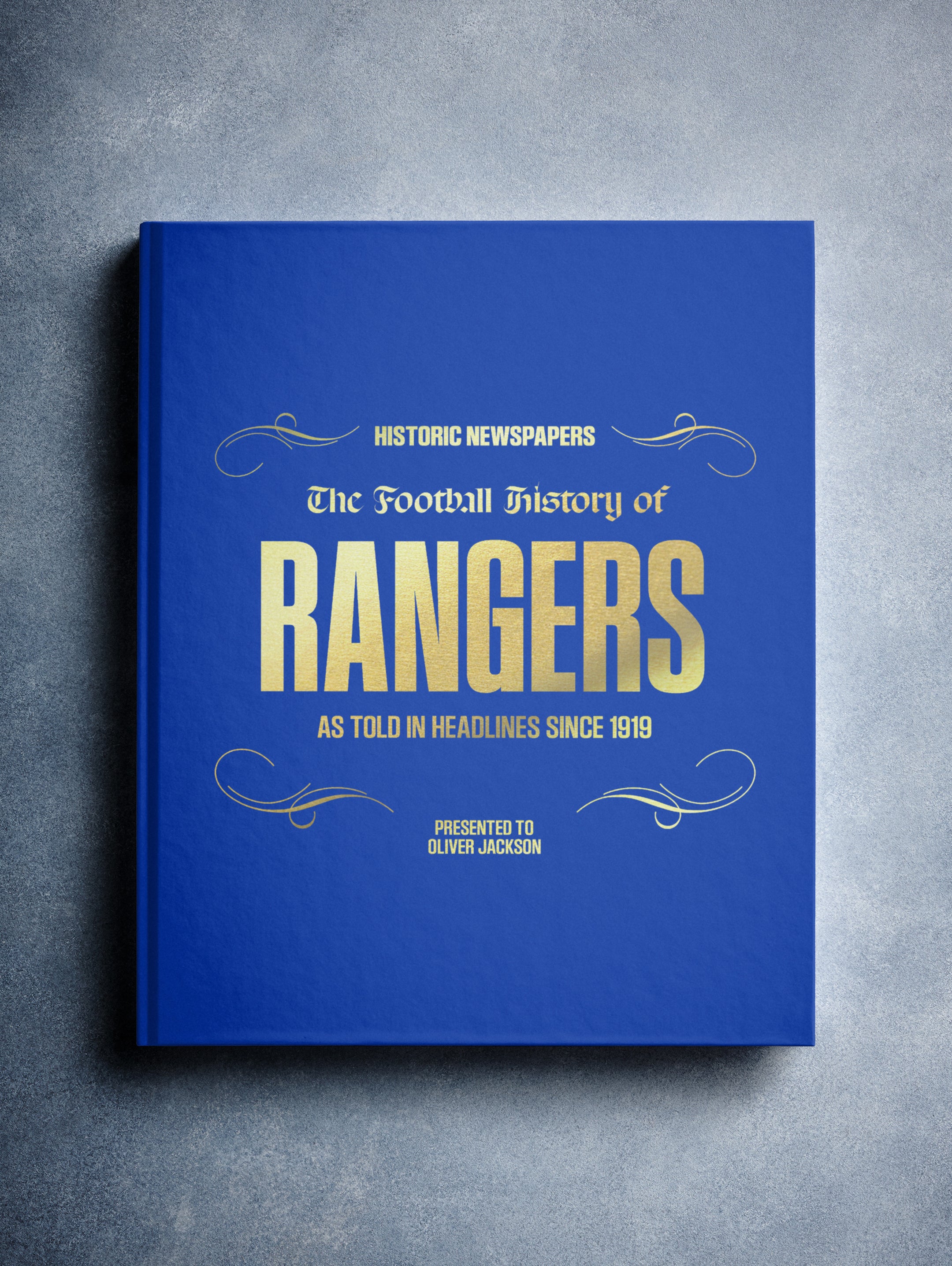The Football History of Rangers Book - Historic Newspapers
