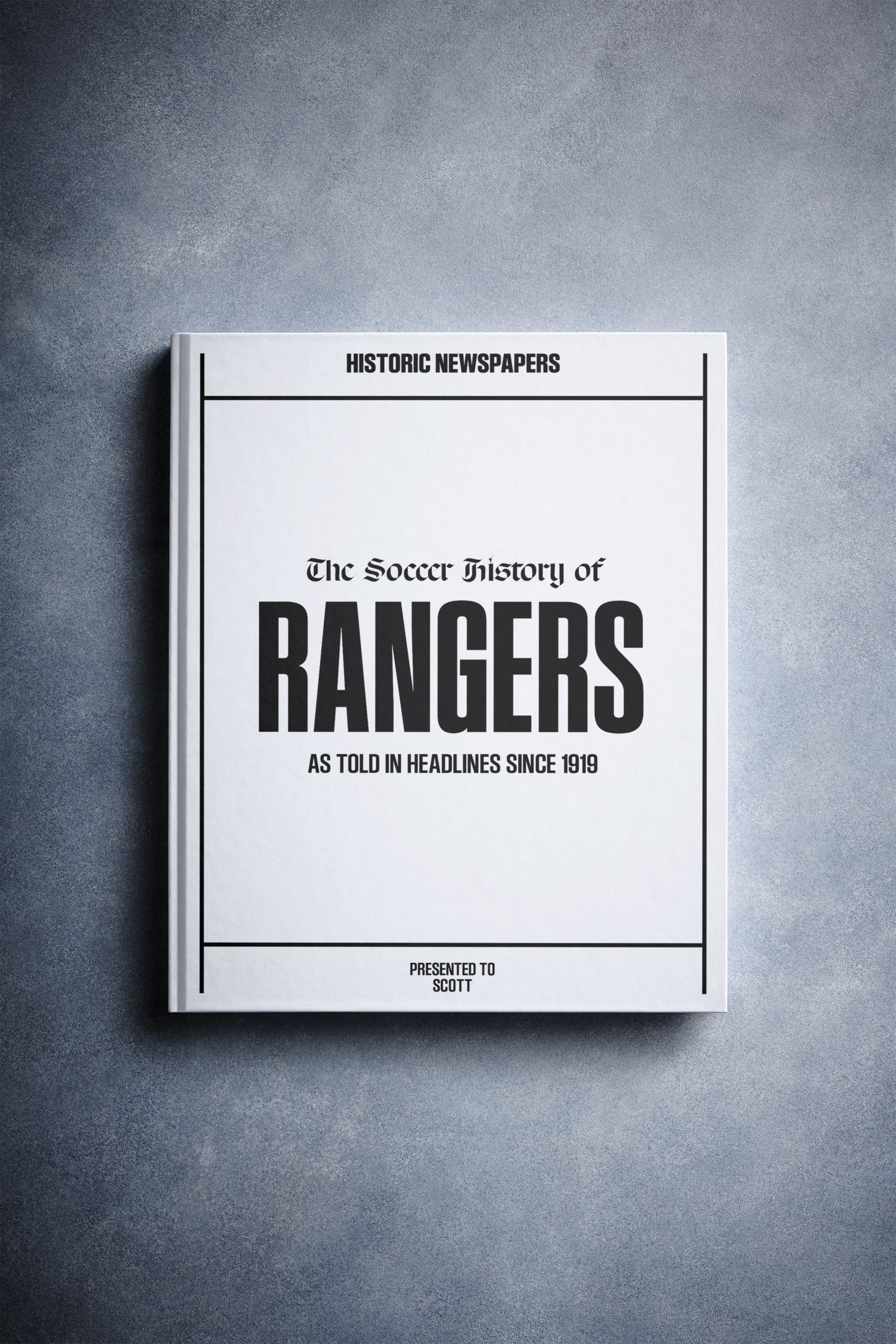 The Soccer History of Rangers Book | Historic Newspapers