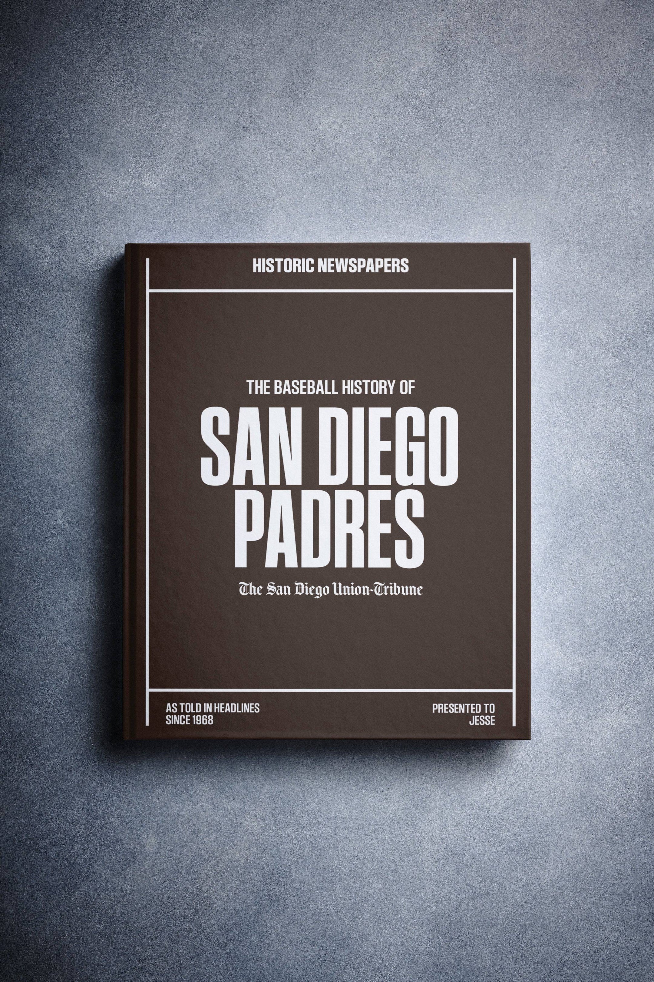 San Diego Padres Gifts - The History of Baseball Book