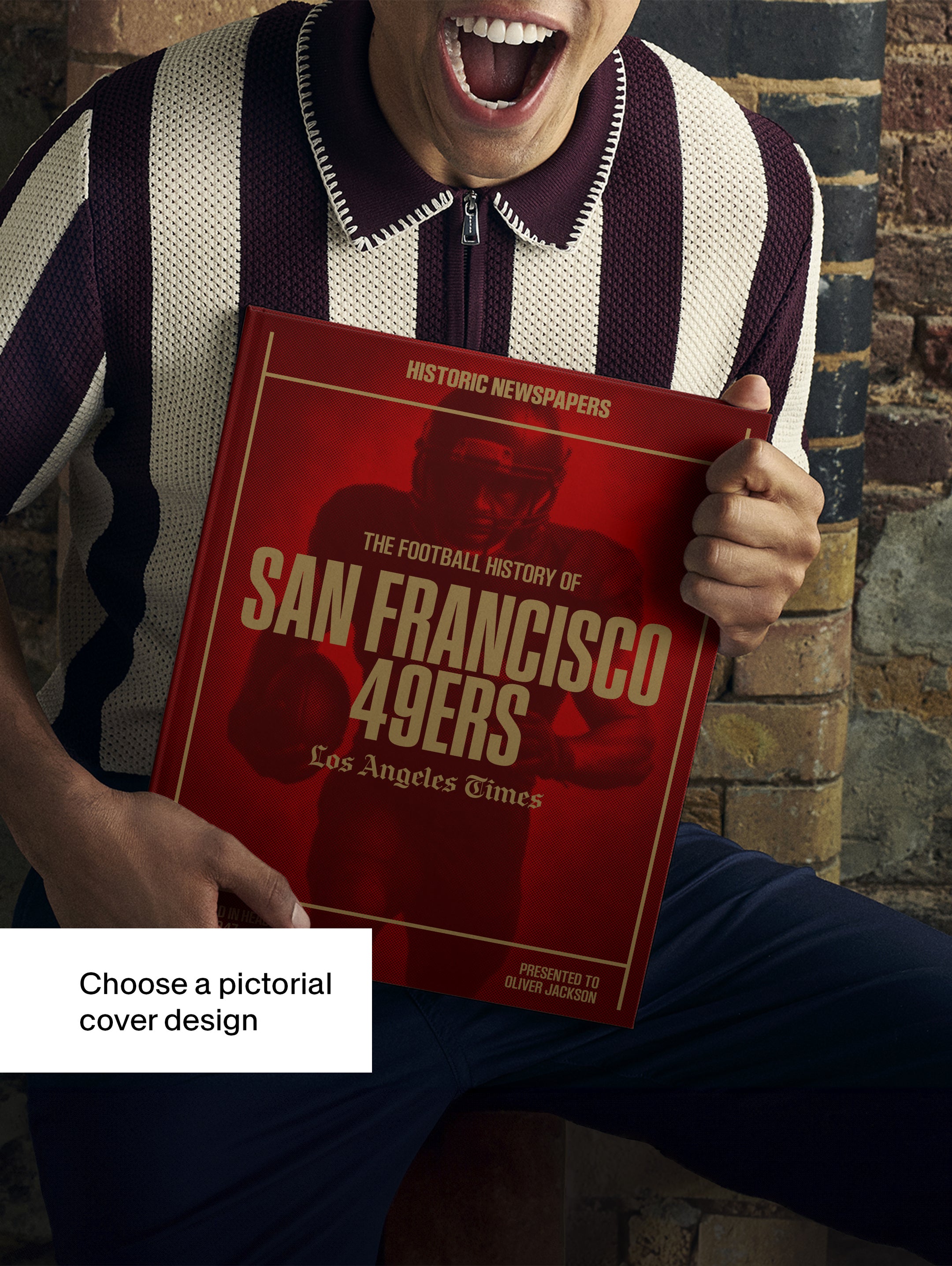 The US Football History of San Francisco 49ers Los Angeles Times Edition Book - Historic Newspapers